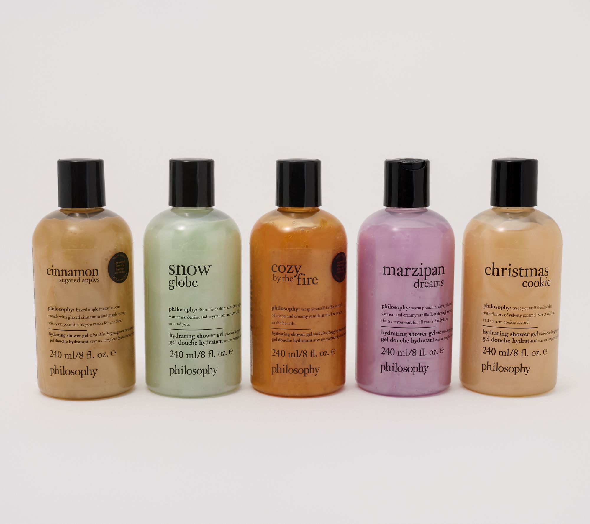 philosophy 5-piece 8oz seasonal shower gel collection