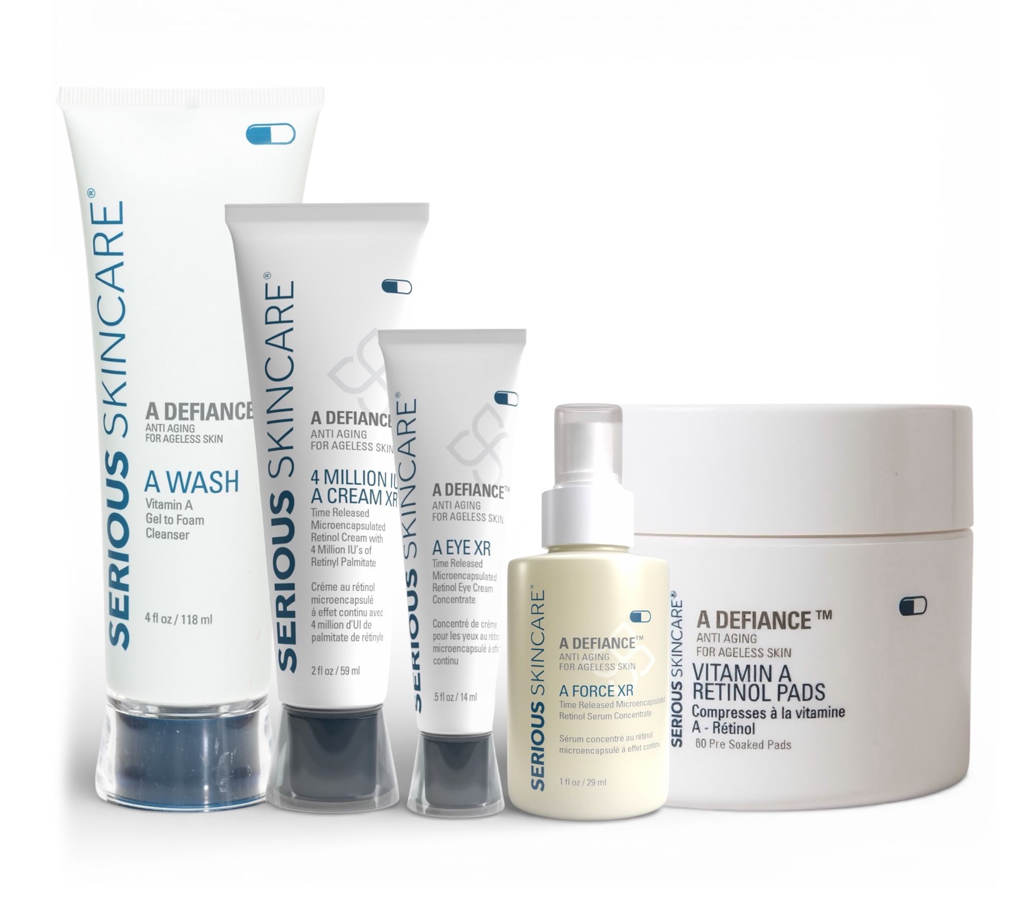 SERIOUS SKINCARE Age Defiance Retinol 5pc Kit