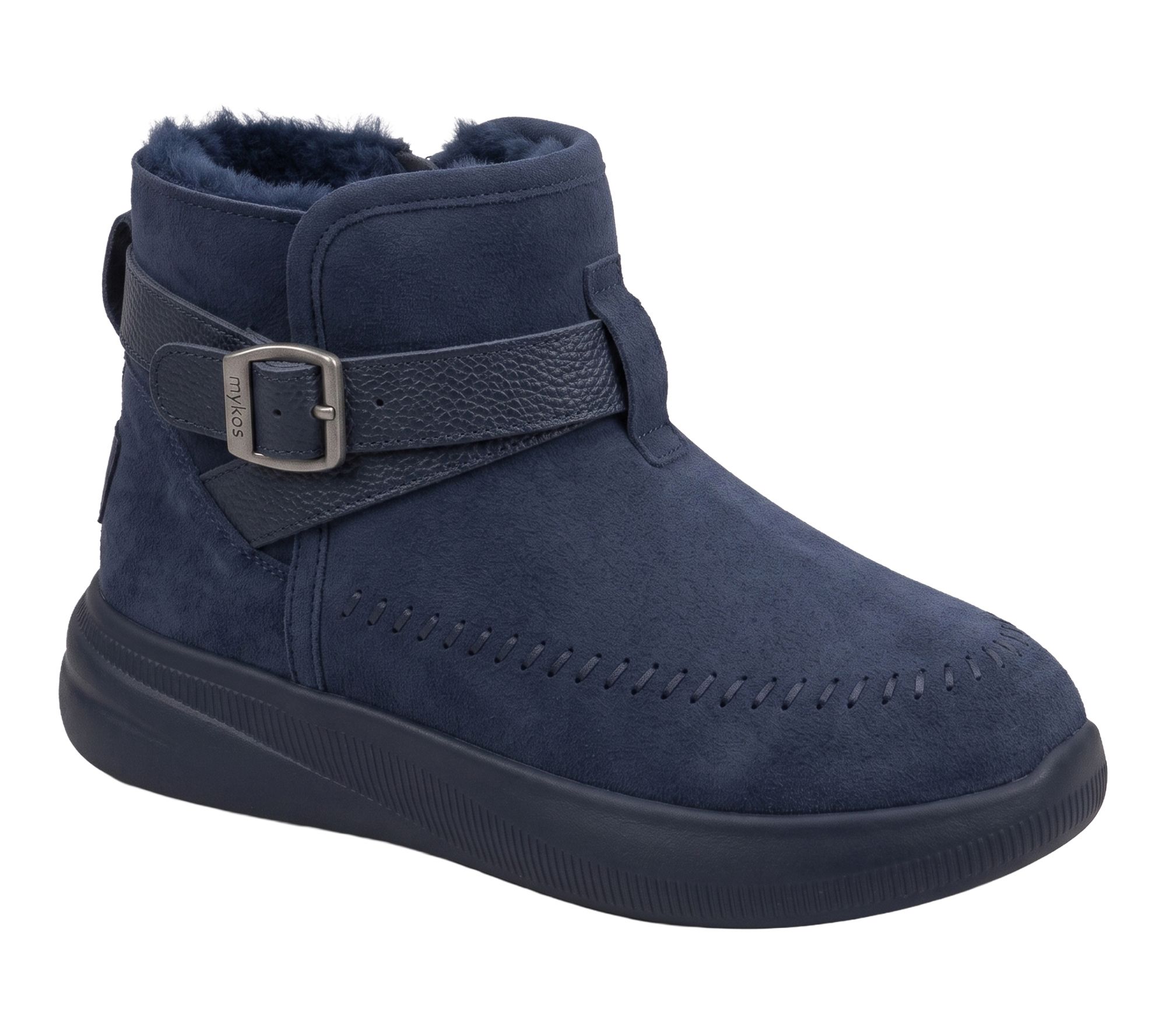 Mykos Water-Resistant Suede Winter Winter Boots -Fawn