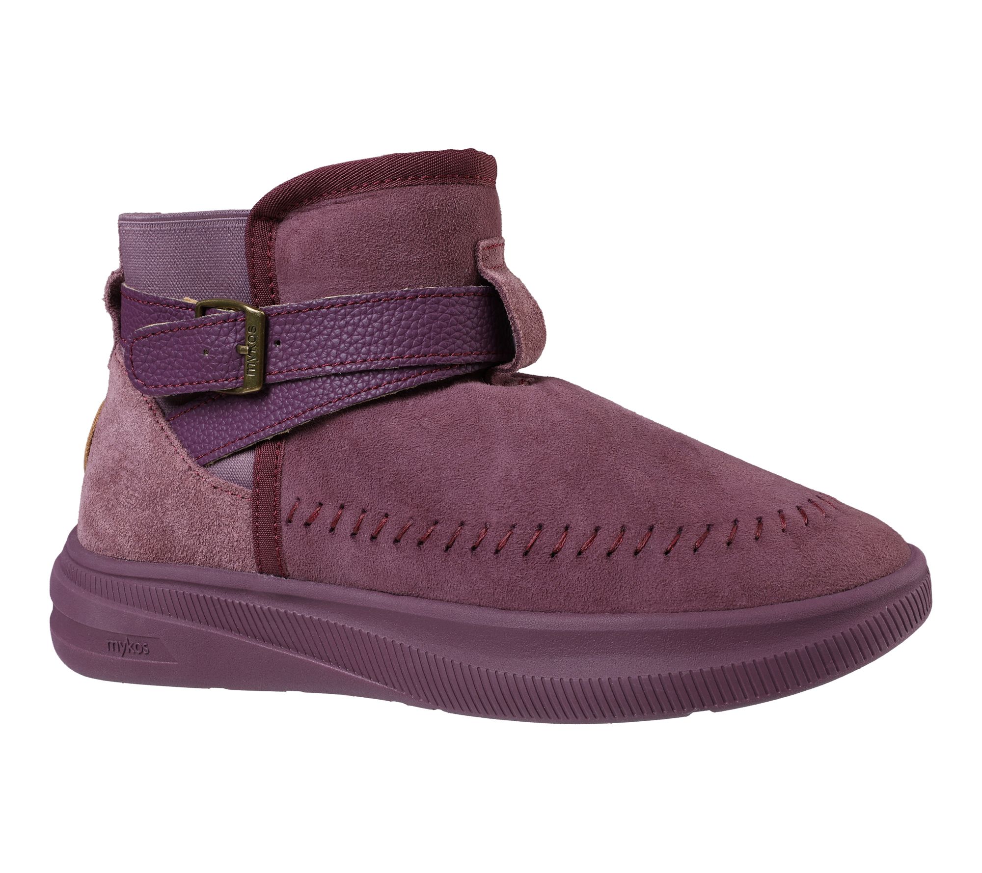 Mykos Water-Resistant Suede Winter Winter Boots -Fawn
