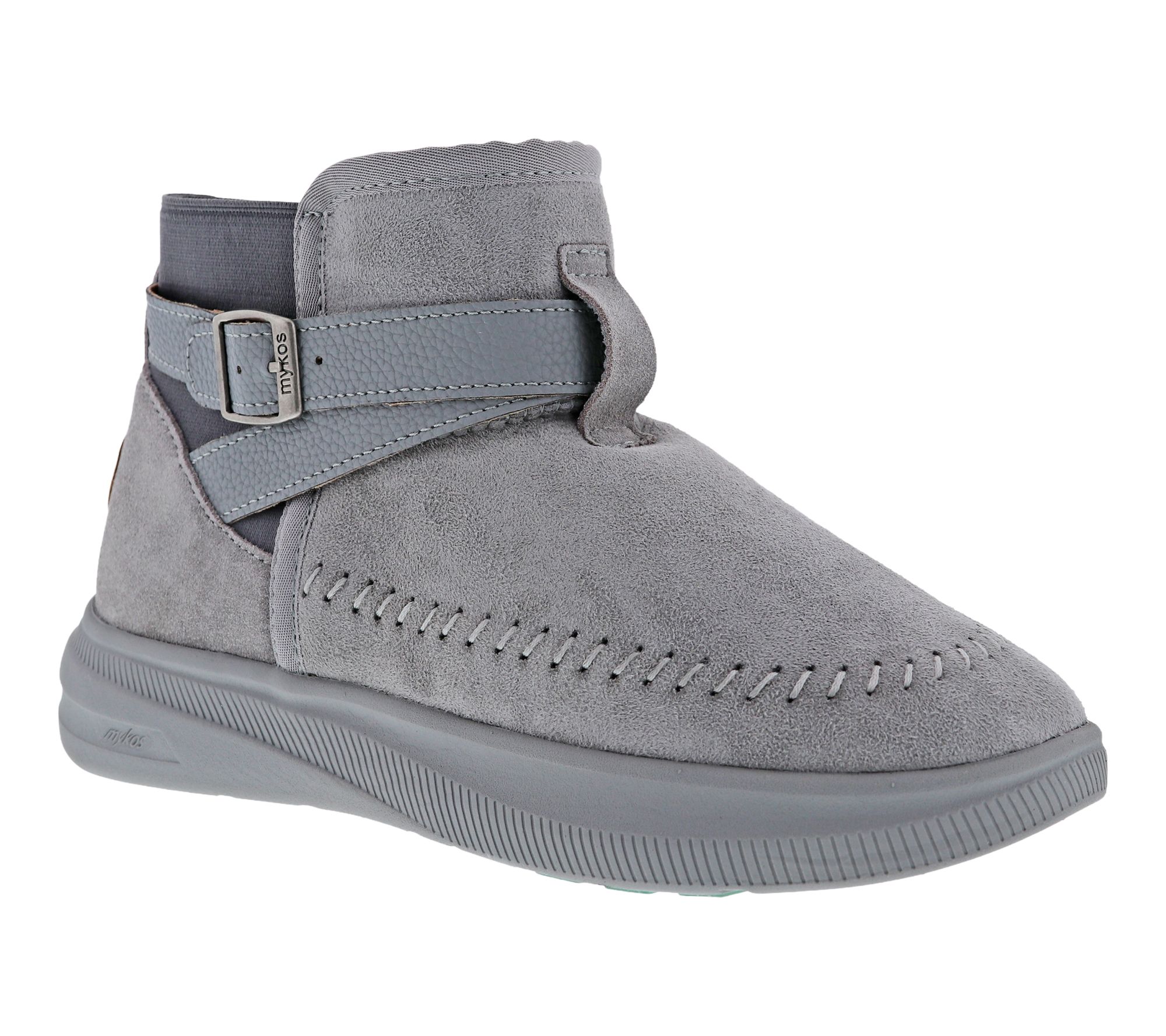 Mykos Water-Resistant Suede Winter Winter Boots -Fawn
