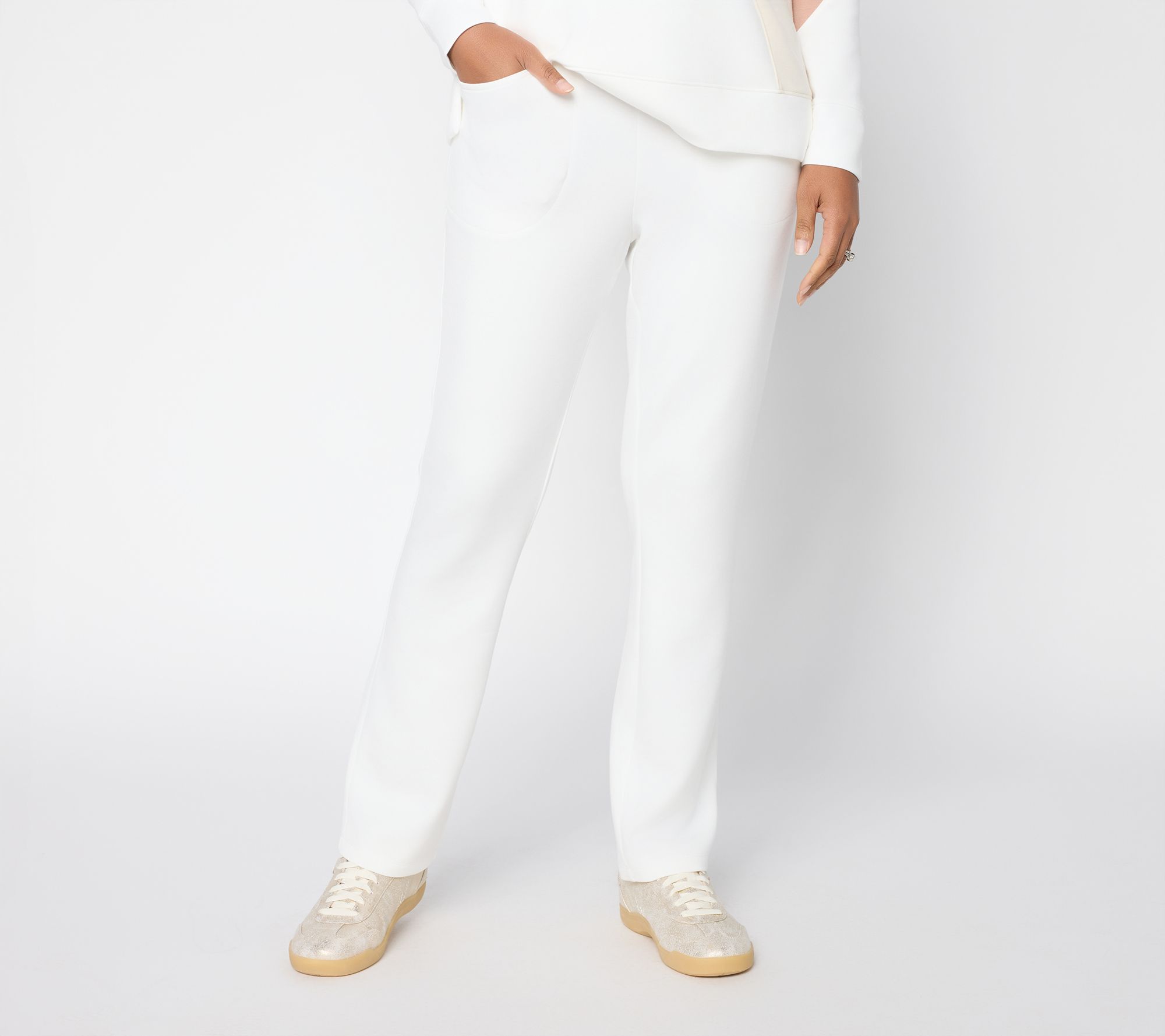 "As Is" Belle by Kim Gravel Pet ScubaLuxe Slim Straight Pant