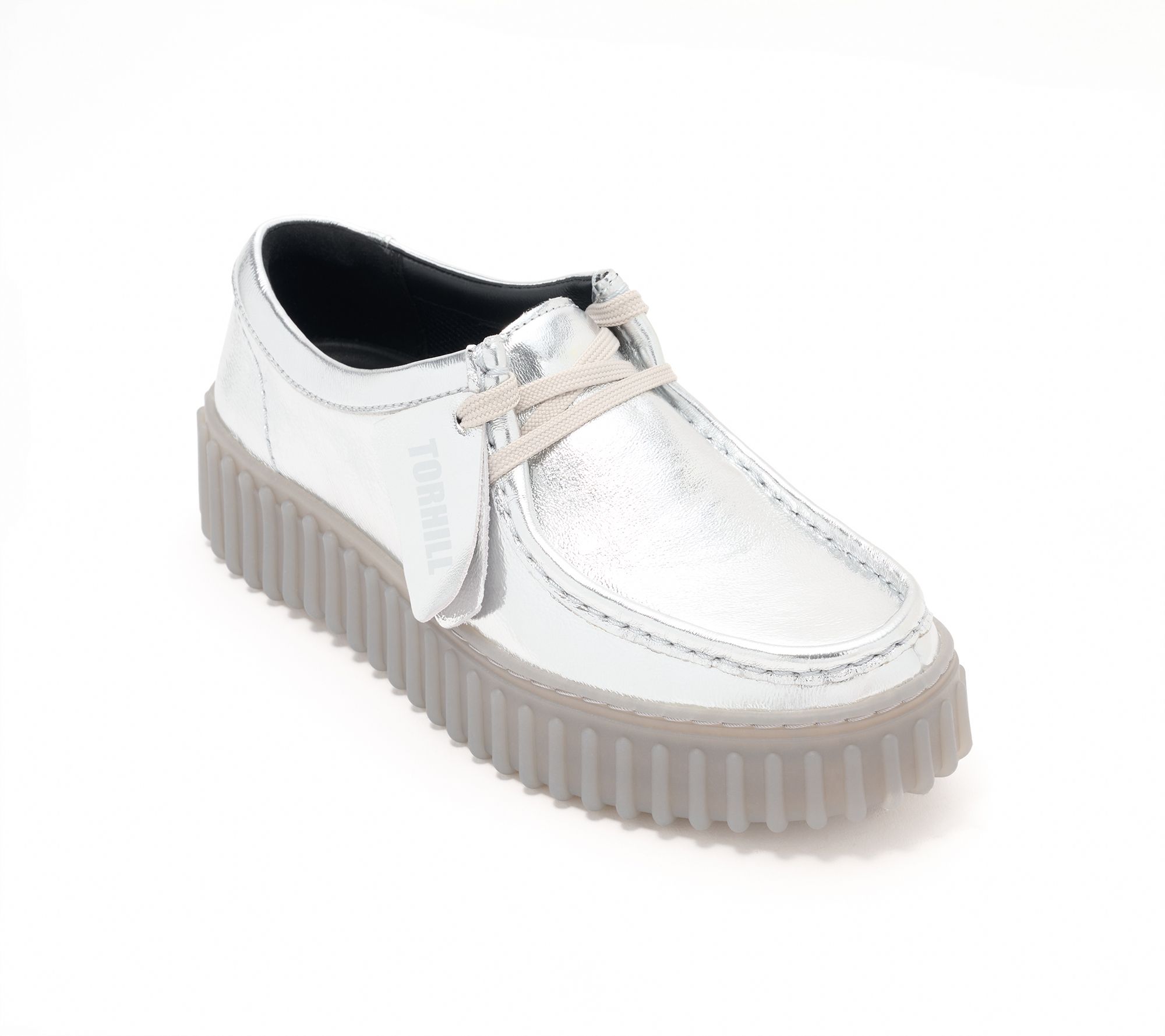 Clarks Signature Leather Lace-Up Shoes -Torhill Bee