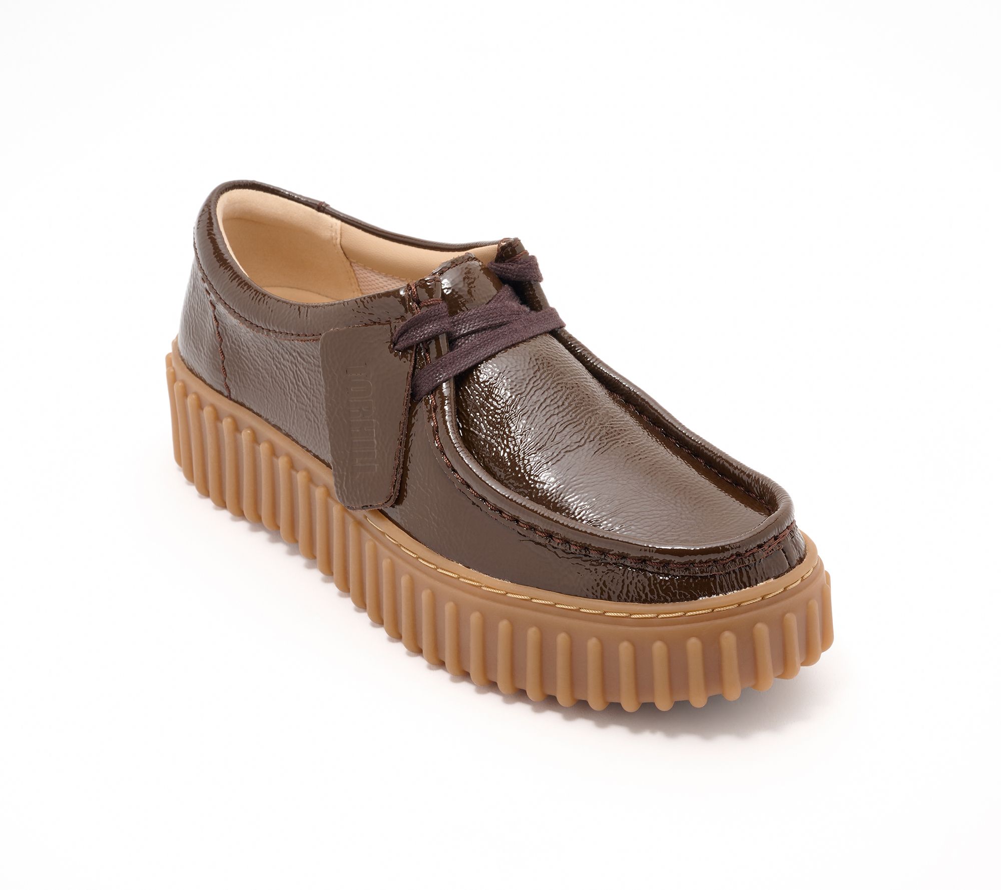 Clarks Signature Leather Lace-Up Shoes -Torhill Bee