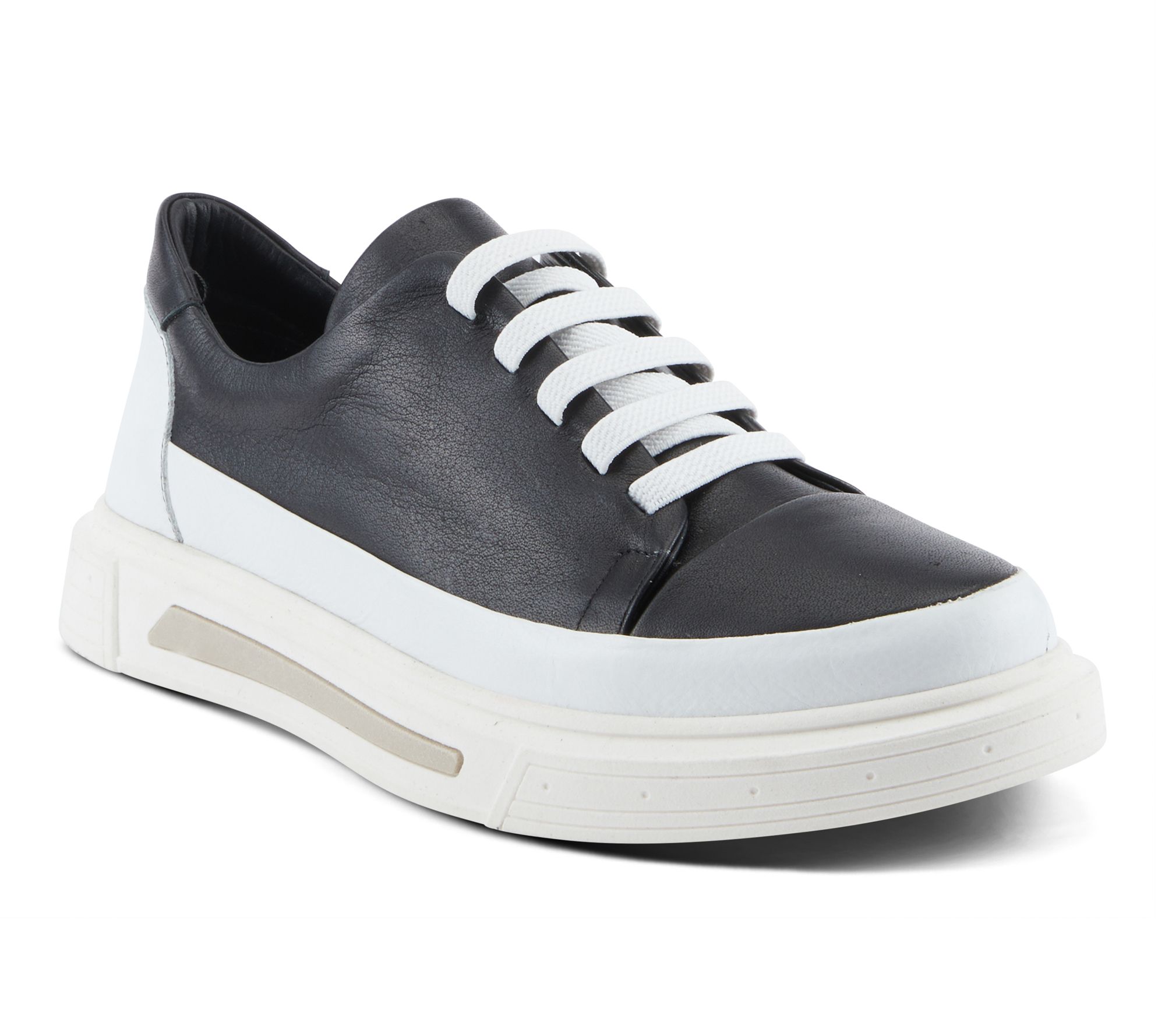 Spring Step Leather Fashion Sneaker - Dune