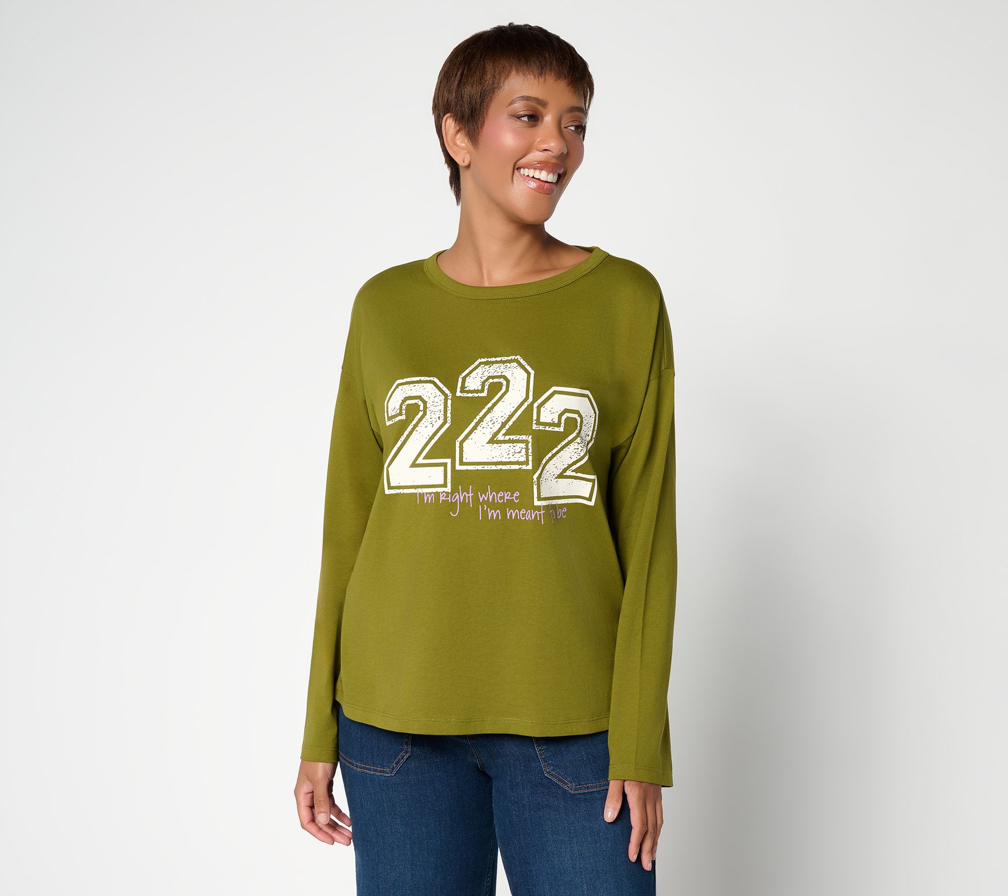 Peace Love World 100% Cotton Crew Neck Printed Tee