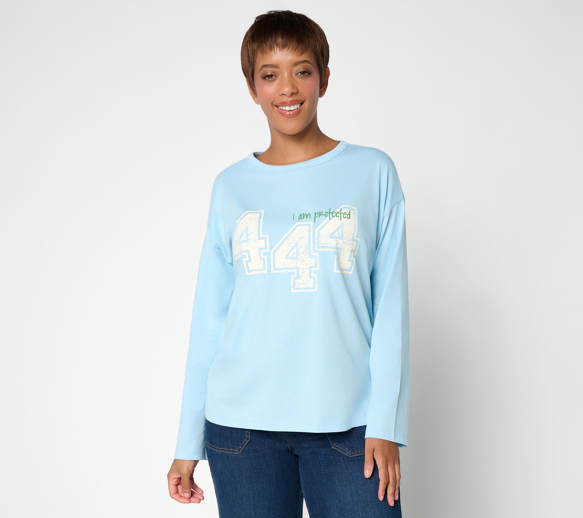 Peace Love World 100% Cotton Crew Neck Printed Tee