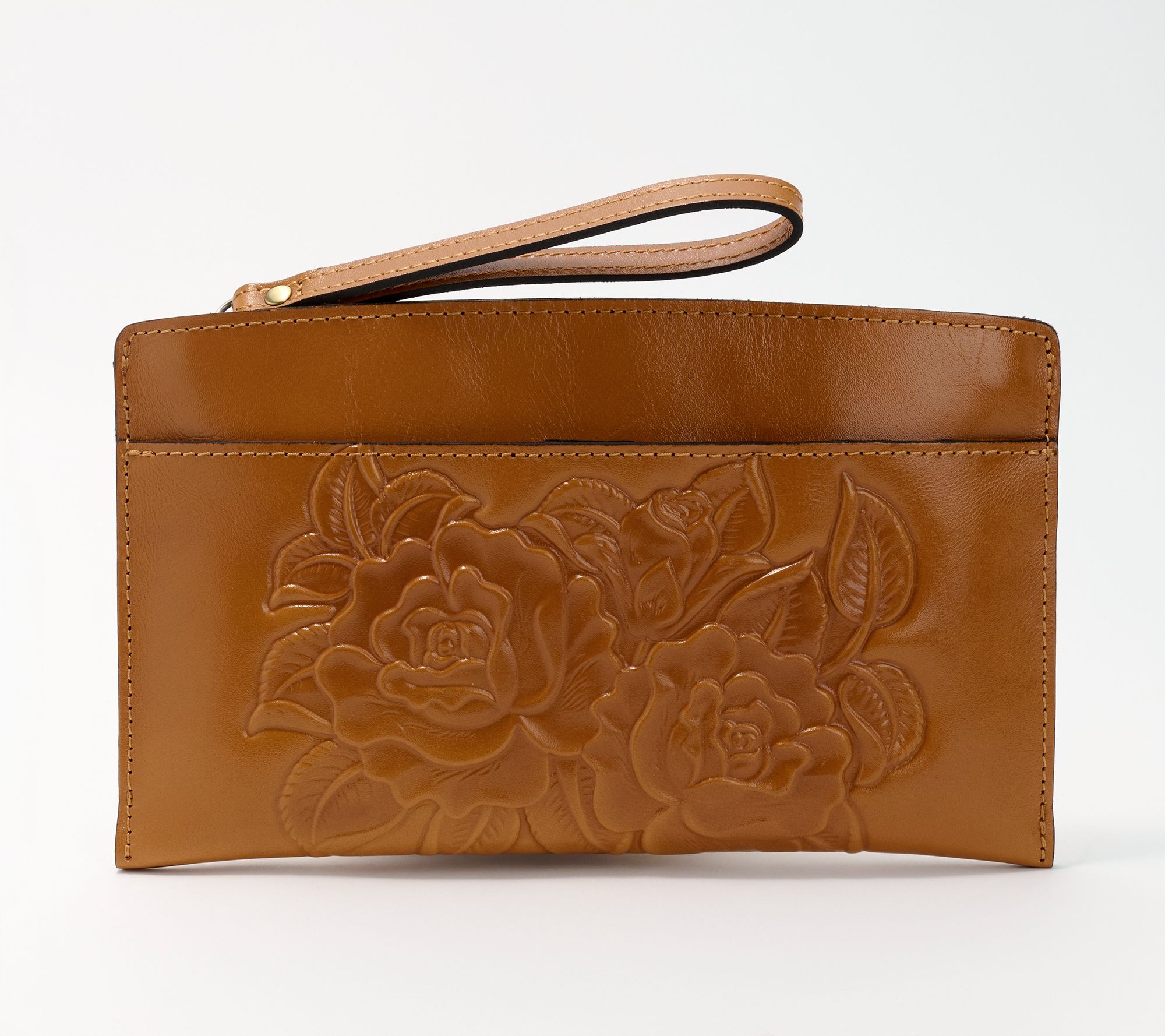 "As Is" Patricia Nash Sivota Leather Wristlet