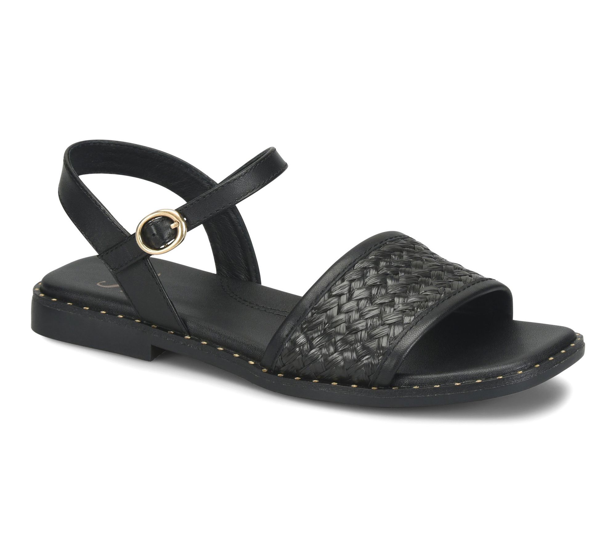 Sofft Woven Leather Sandal - Elrose