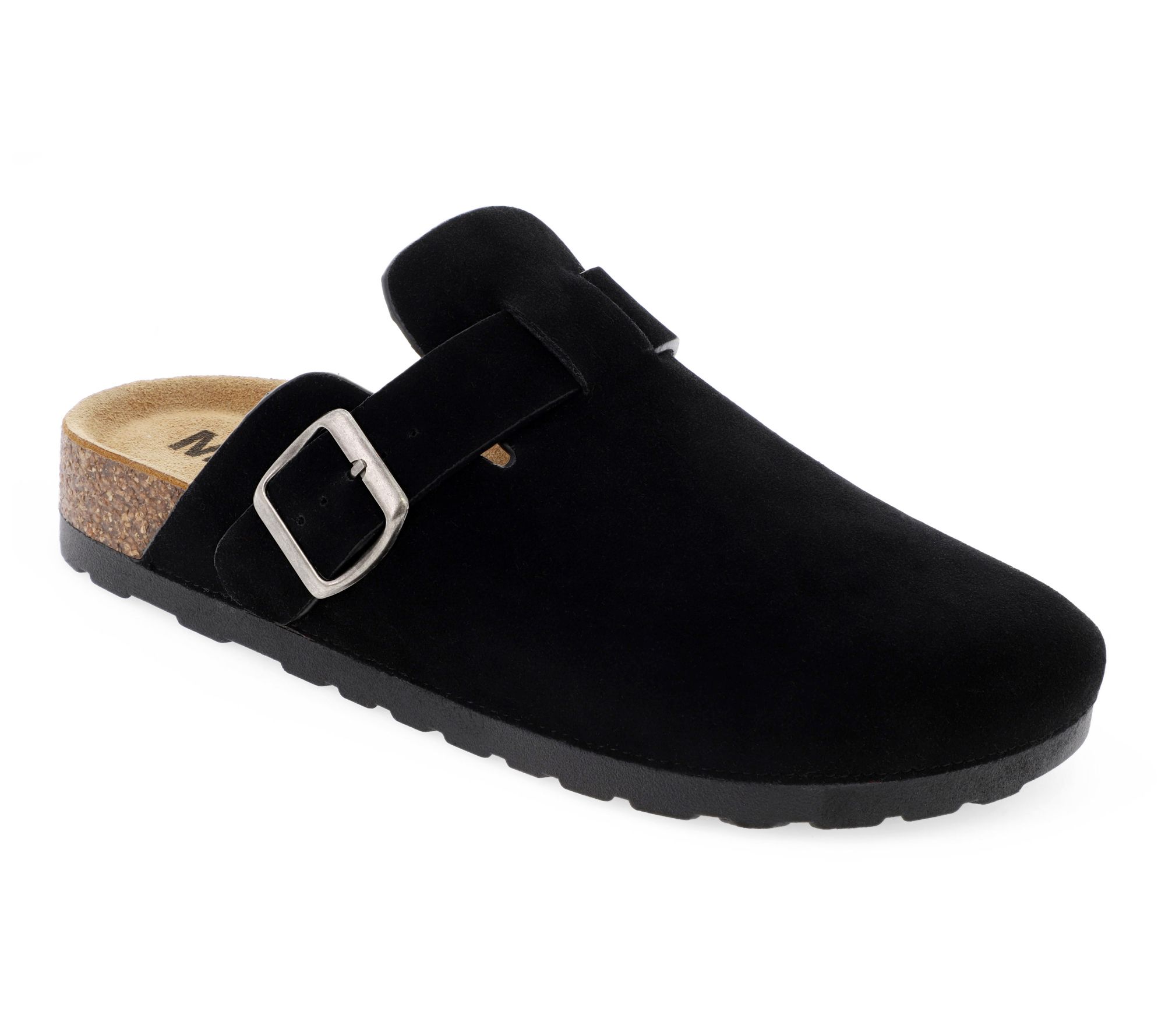 MIA Buckle Embellished Clog - Carin