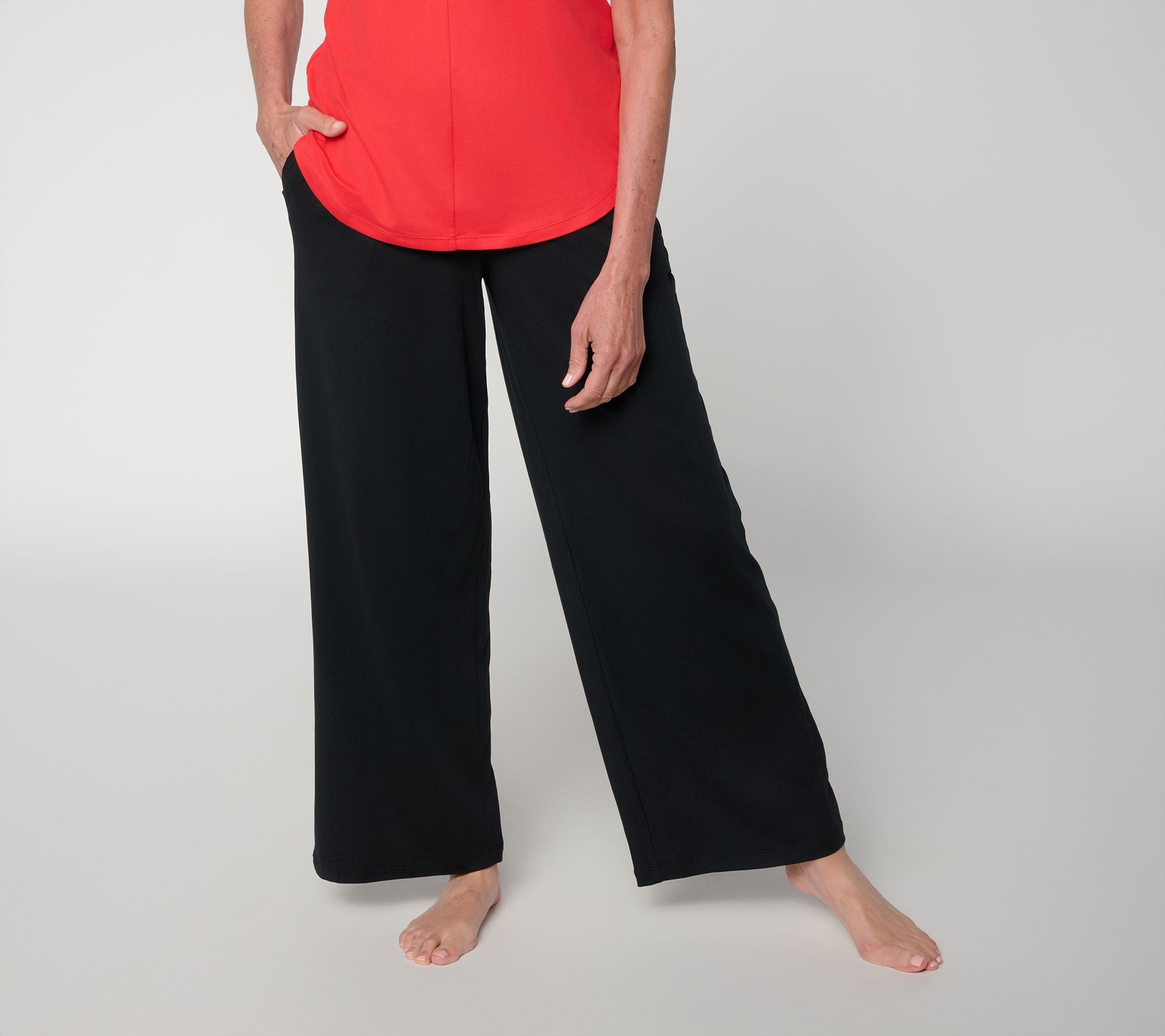 "As Is" Cuddl Duds Flexwear Wide Leg Lounge Pant