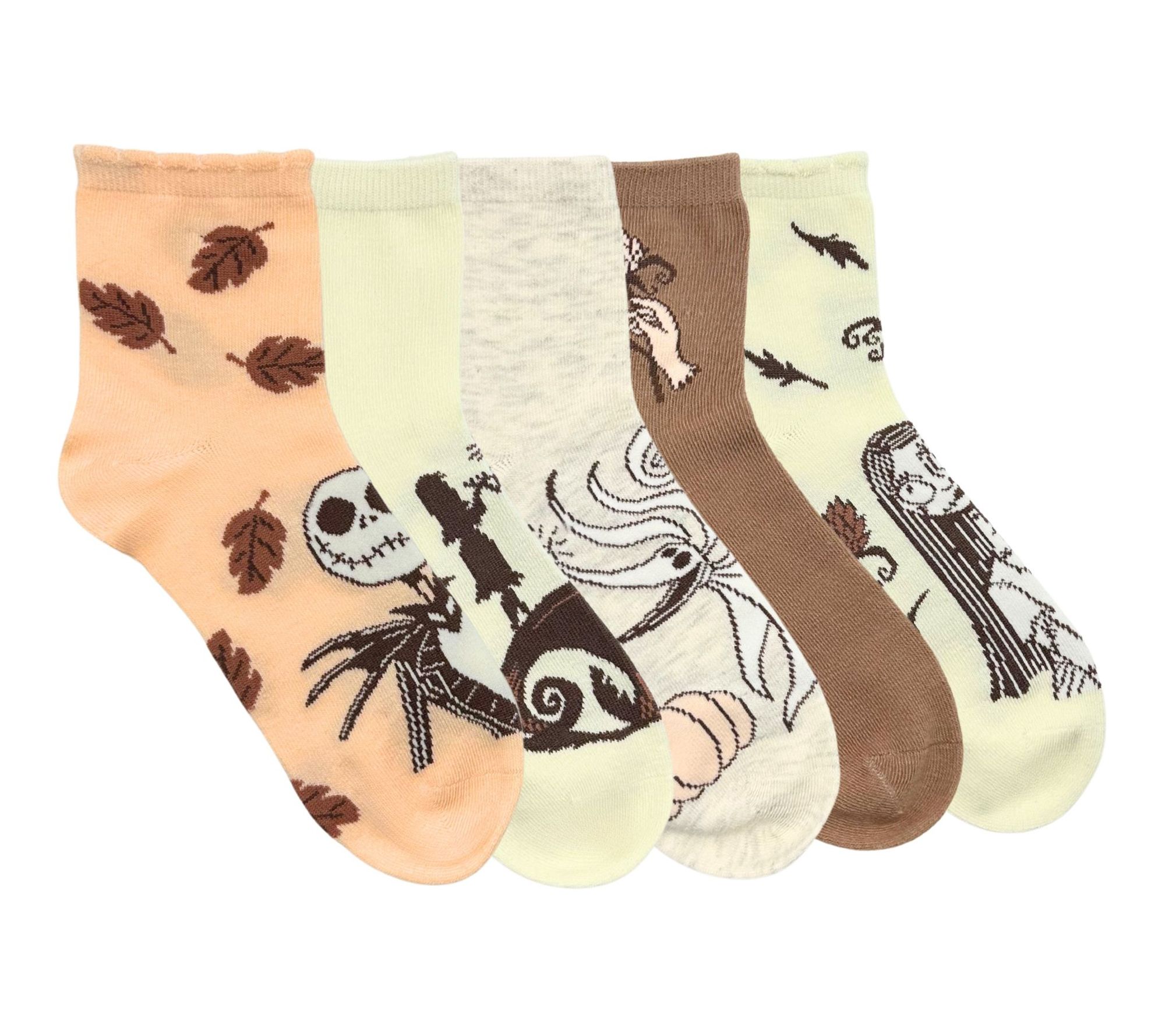 Character License - Harvest 5pk Capri Socks
