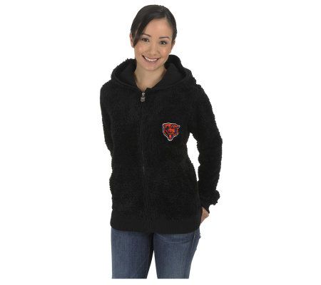 NFL Chicago Bears Women's Teddy Bear Jacket 