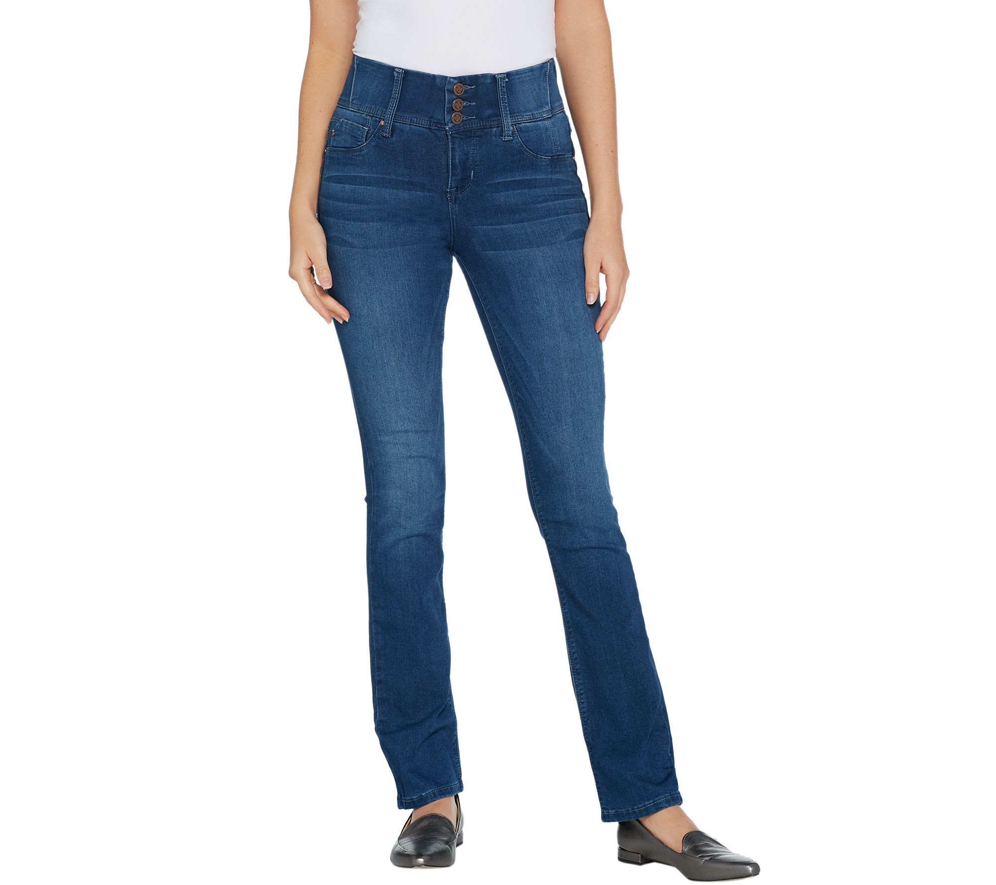 qvc jeans elastic waist