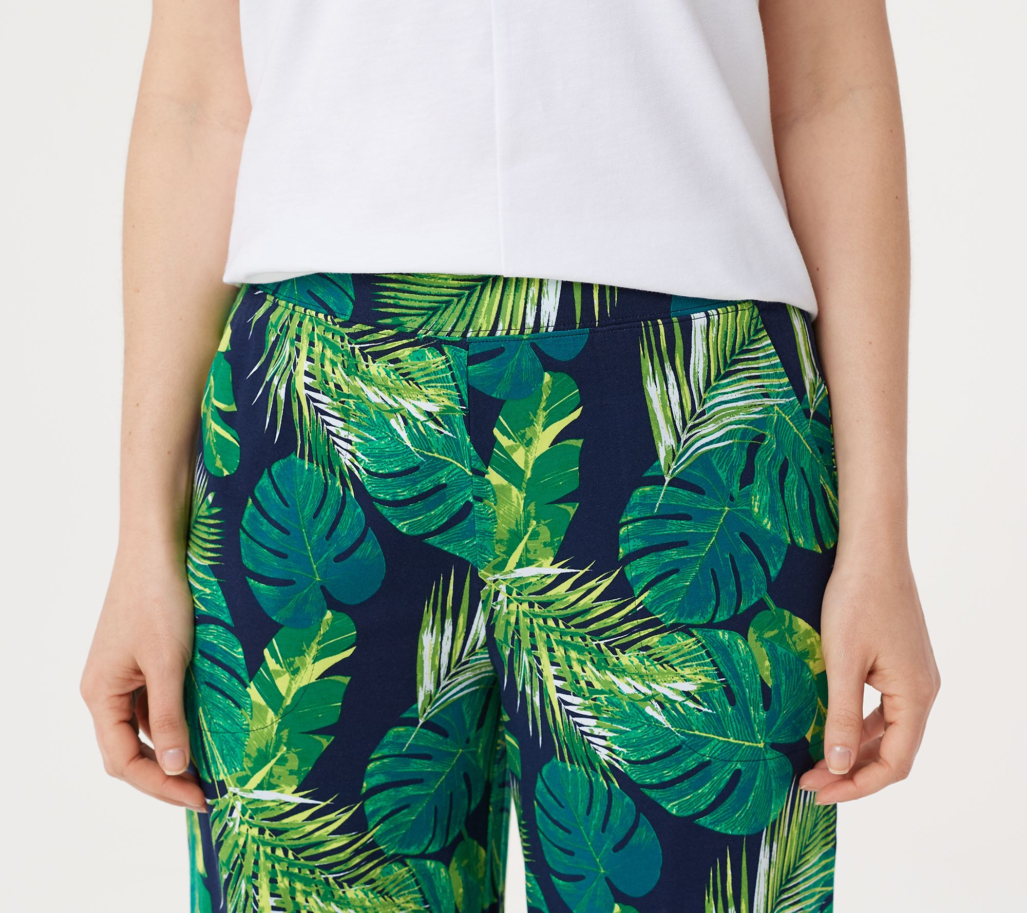 qvc denim and co beach pants