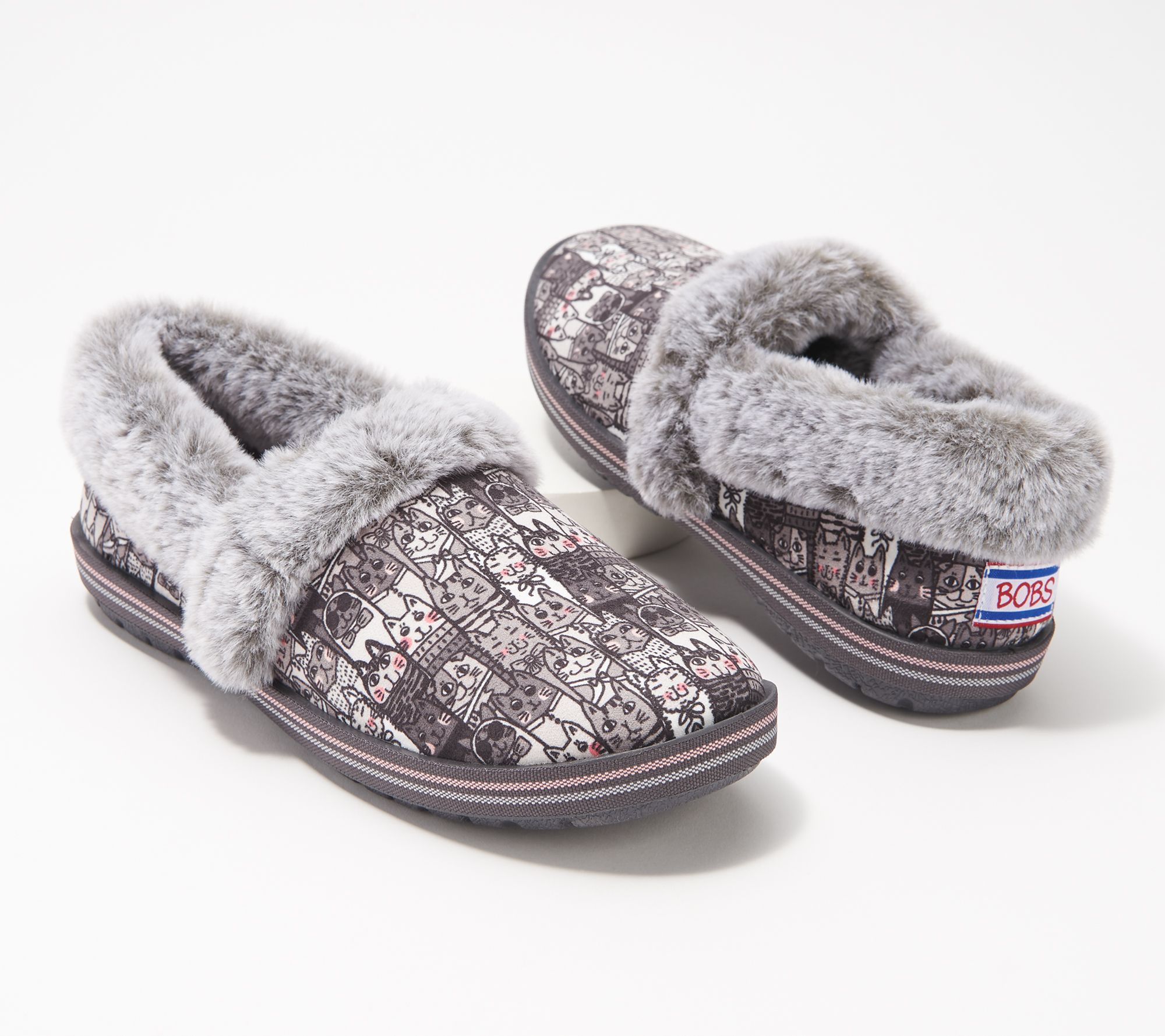 Skechers BOBS Too Cozy Slippers - Alley Cat - QVC.com