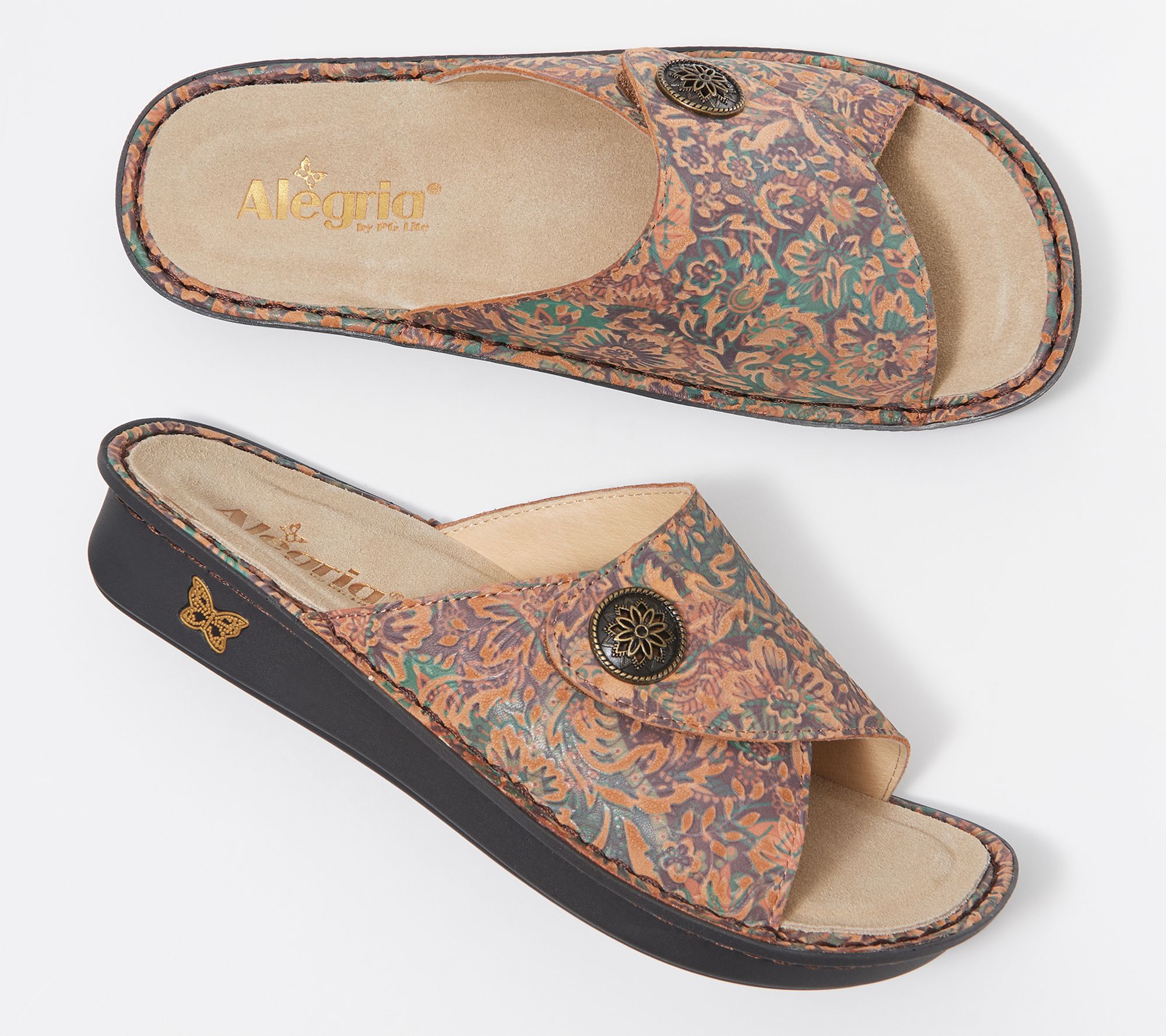 alegria leather backstrap sandals beckie