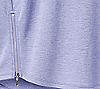 Susan Graver Weekend Heathered Brushed Knit Top w/ Zippers, 3 of 3
