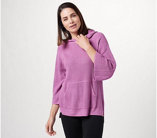zuda Ecovero Hooded Sweater 3/4 Sleeve