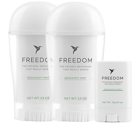 Freedom Deodorant Large Stick Duo w/Travel Mini