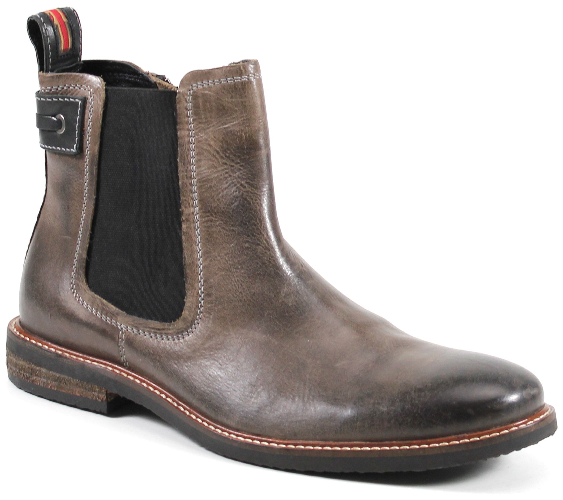 Testosterone Shoes Men's Side Zip Leather Boots- Arch Way II - QVC.com