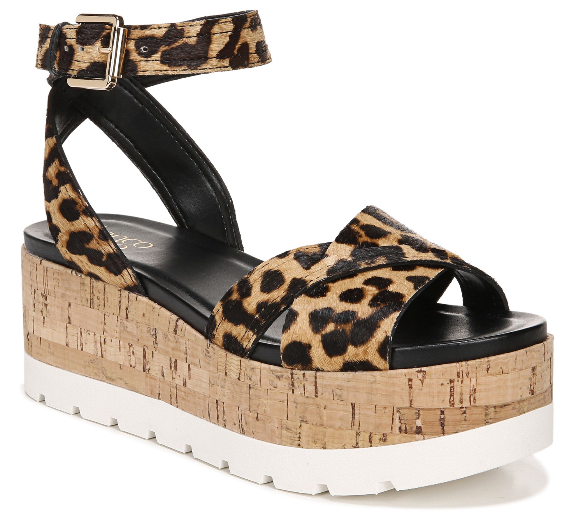 franco sarto cork wedge sandals
