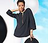 Belle by Kim Gravel Signature Zip Utility Blouse, 5 of 5
