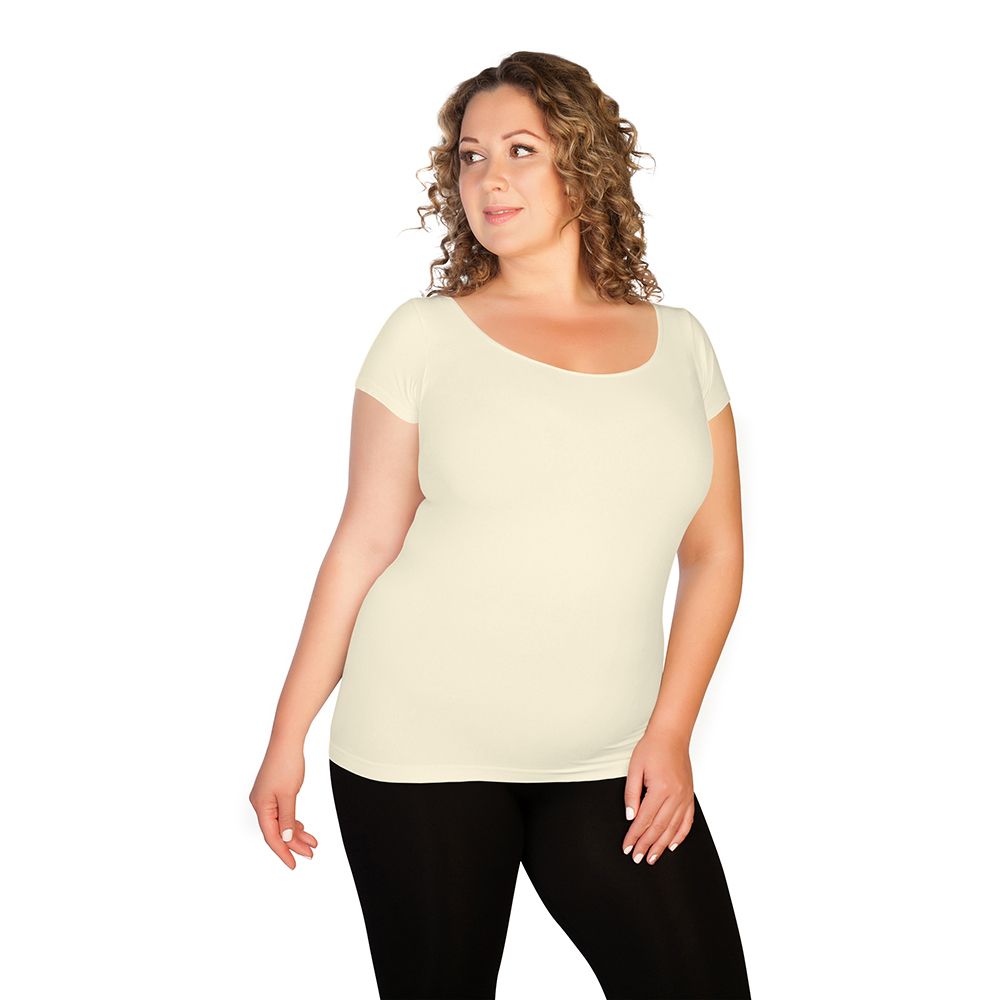 skinnytees Plus Cap Sleeve Tee