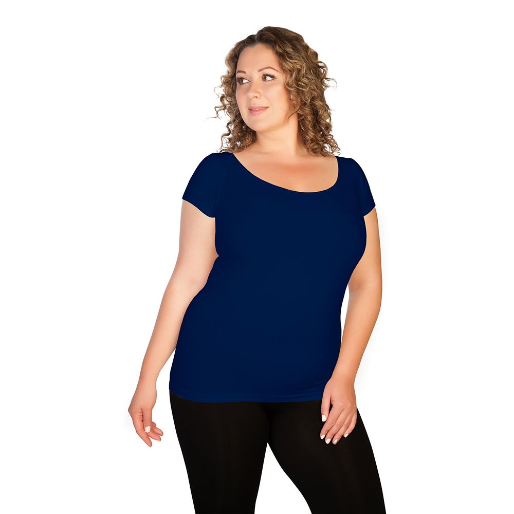 skinnytees Plus Cap Sleeve Tee