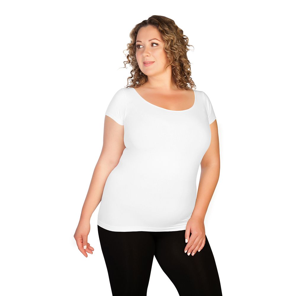 skinnytees Plus Cap Sleeve Tee