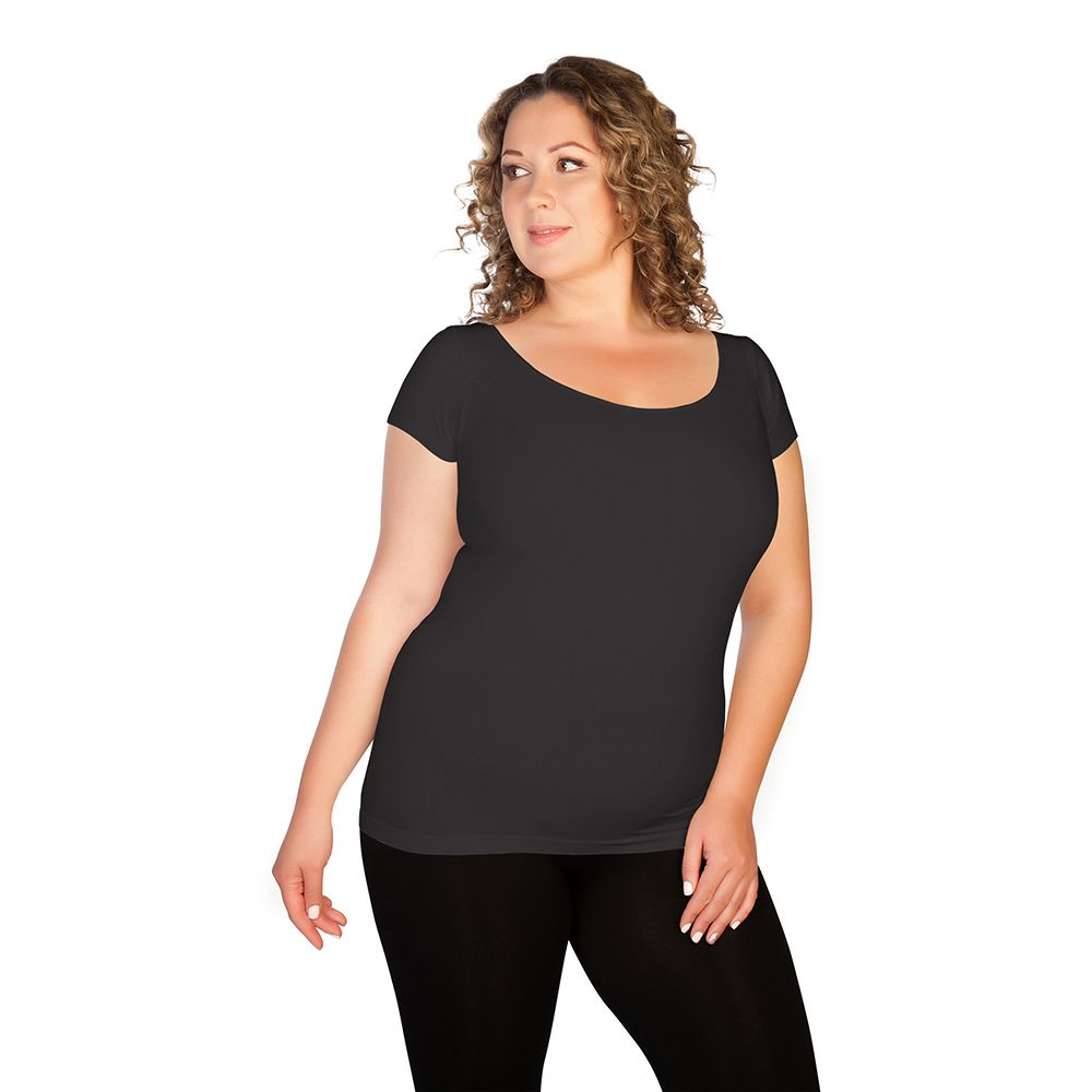 skinnytees Plus Cap Sleeve Tee