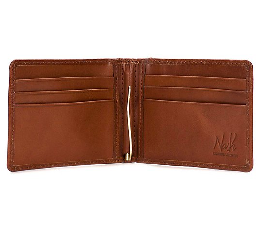 Patricia Nash Men's Leather Money Clip Wallet