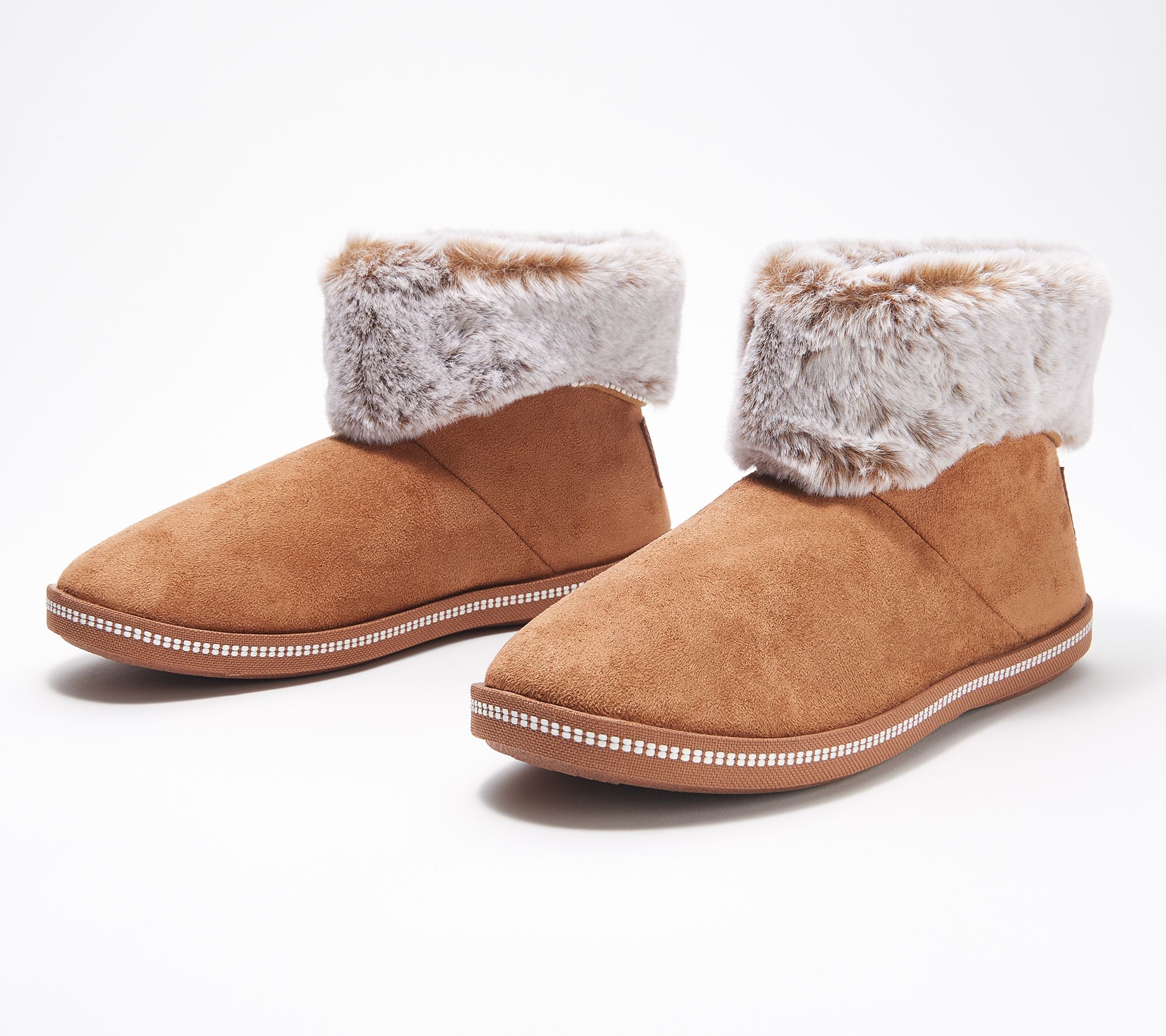 Skechers Cozy Campfire Slipper Boots w/ FauxFur-Meant to Be, Size 5-1/2 Medium, Chestnut