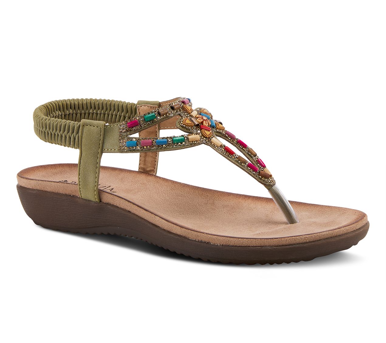 Patrizia by Spring Step Thong Sandals - Crema