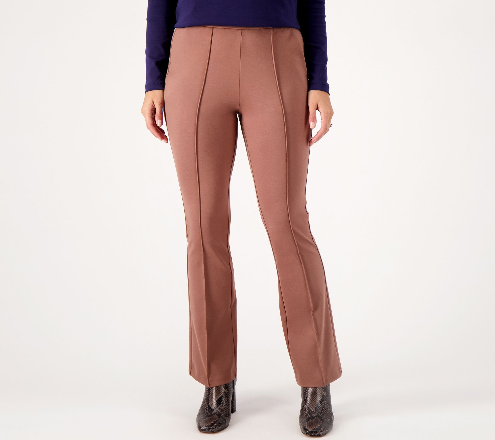 "As Is" Isaac Mizrahi Live! Elements Petite 24/7 Stretch Knit