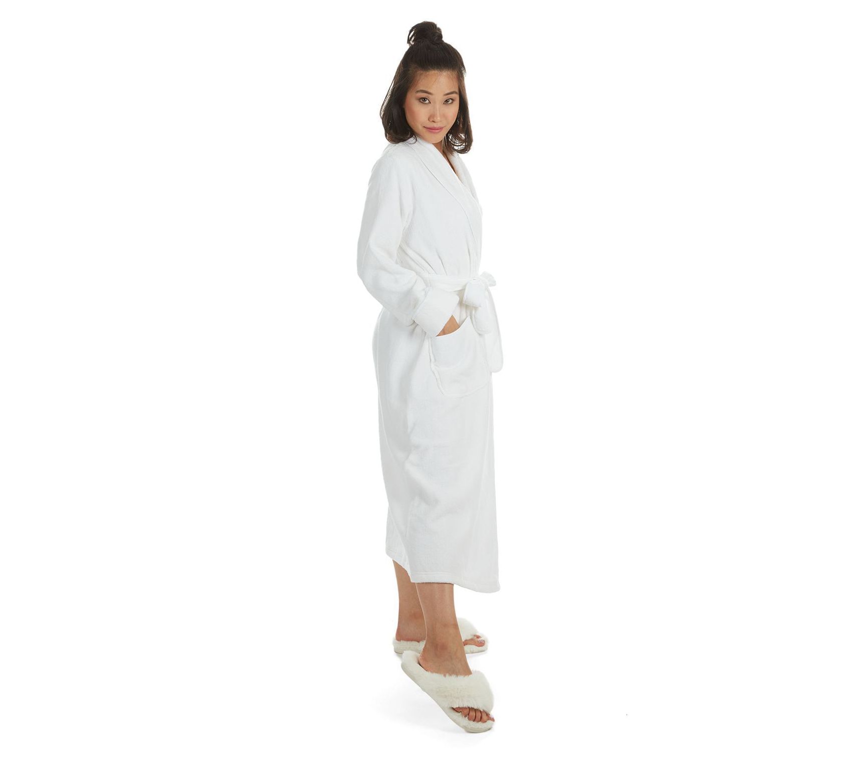 Memi Zero Twist Woven Loop Terry Robe