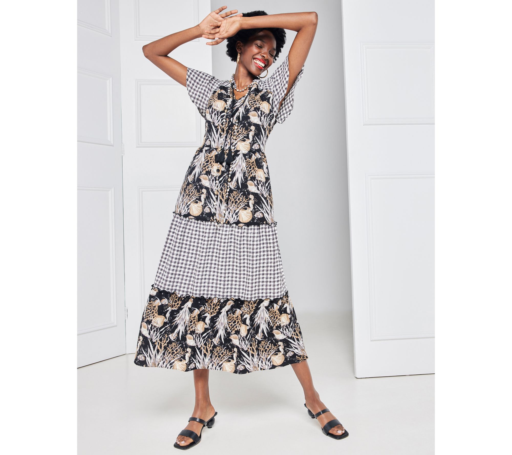 Qvc isaac mizrahi maxi dresses best sale