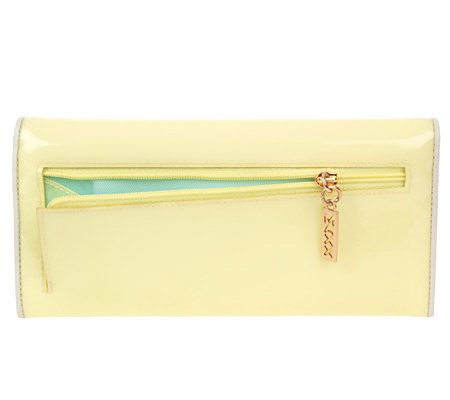 Maxx New York Plexi Wallet with Stud Accents - QVC.com