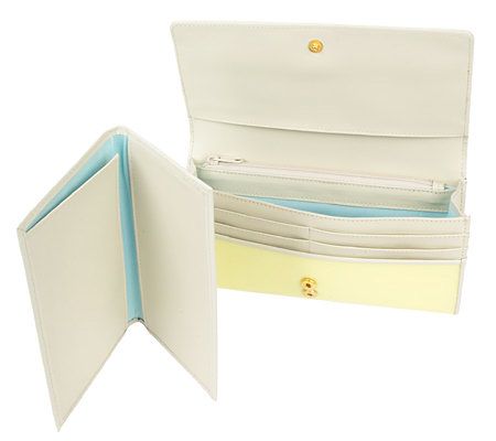 Maxx New York Plexi Wallet with Stud Accents - QVC.com