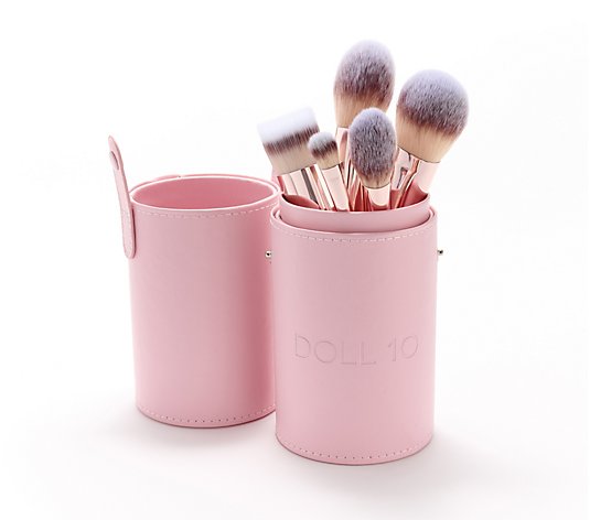 Doll 10 Magic Wands 5-pc Brush Collection with Brush Holder