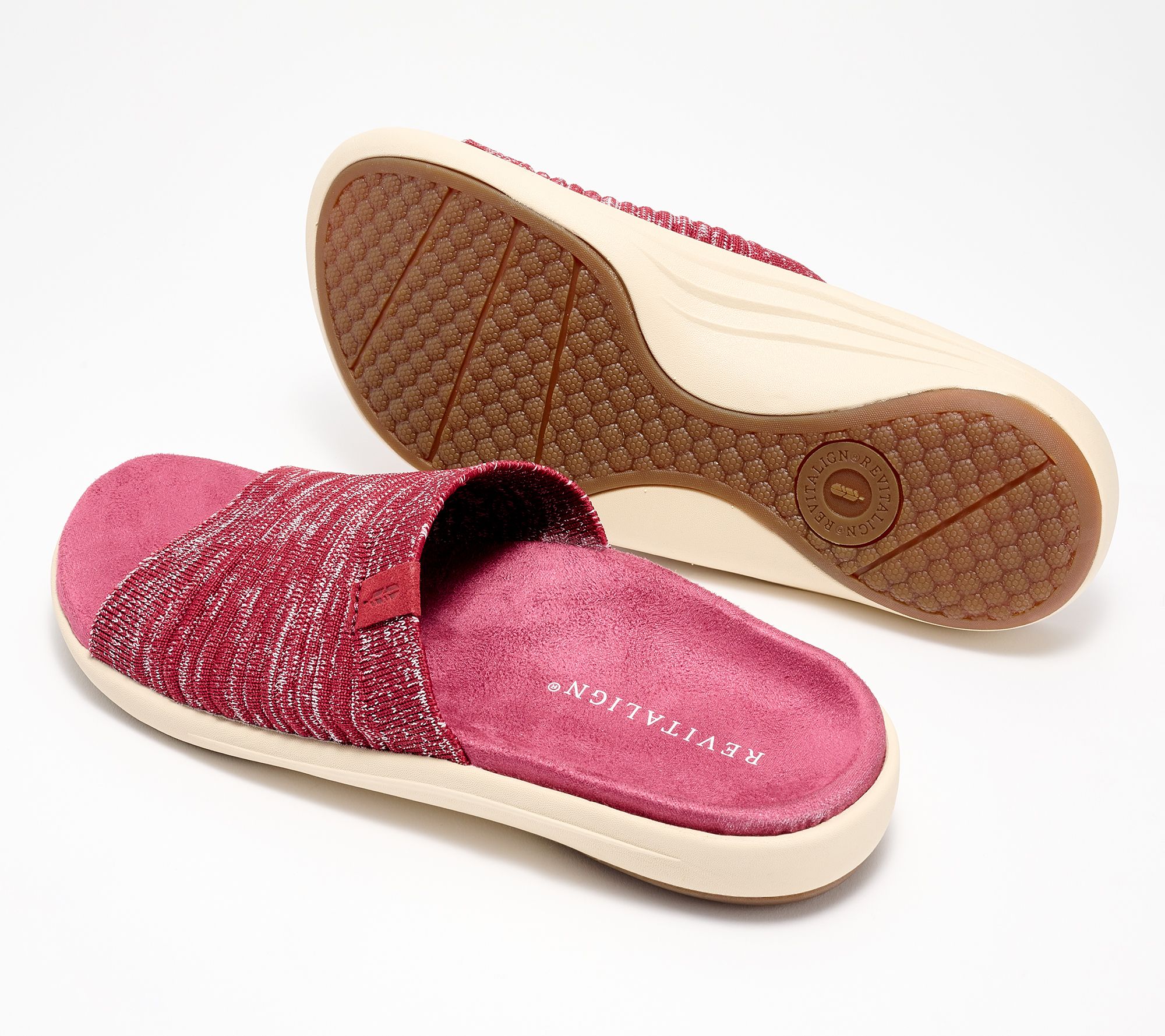 Revitalign Orthotic Memory Foam Knit Slides Vanessa