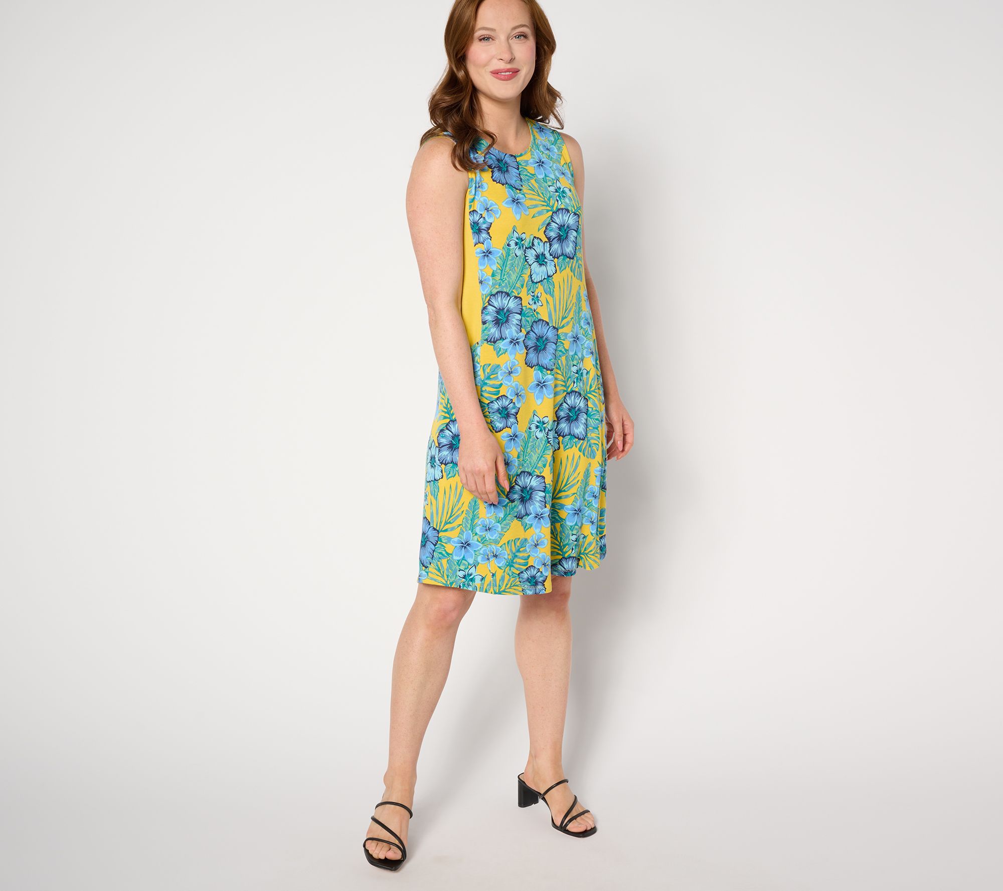 Sport Savvy Regular Printed Tank Dress