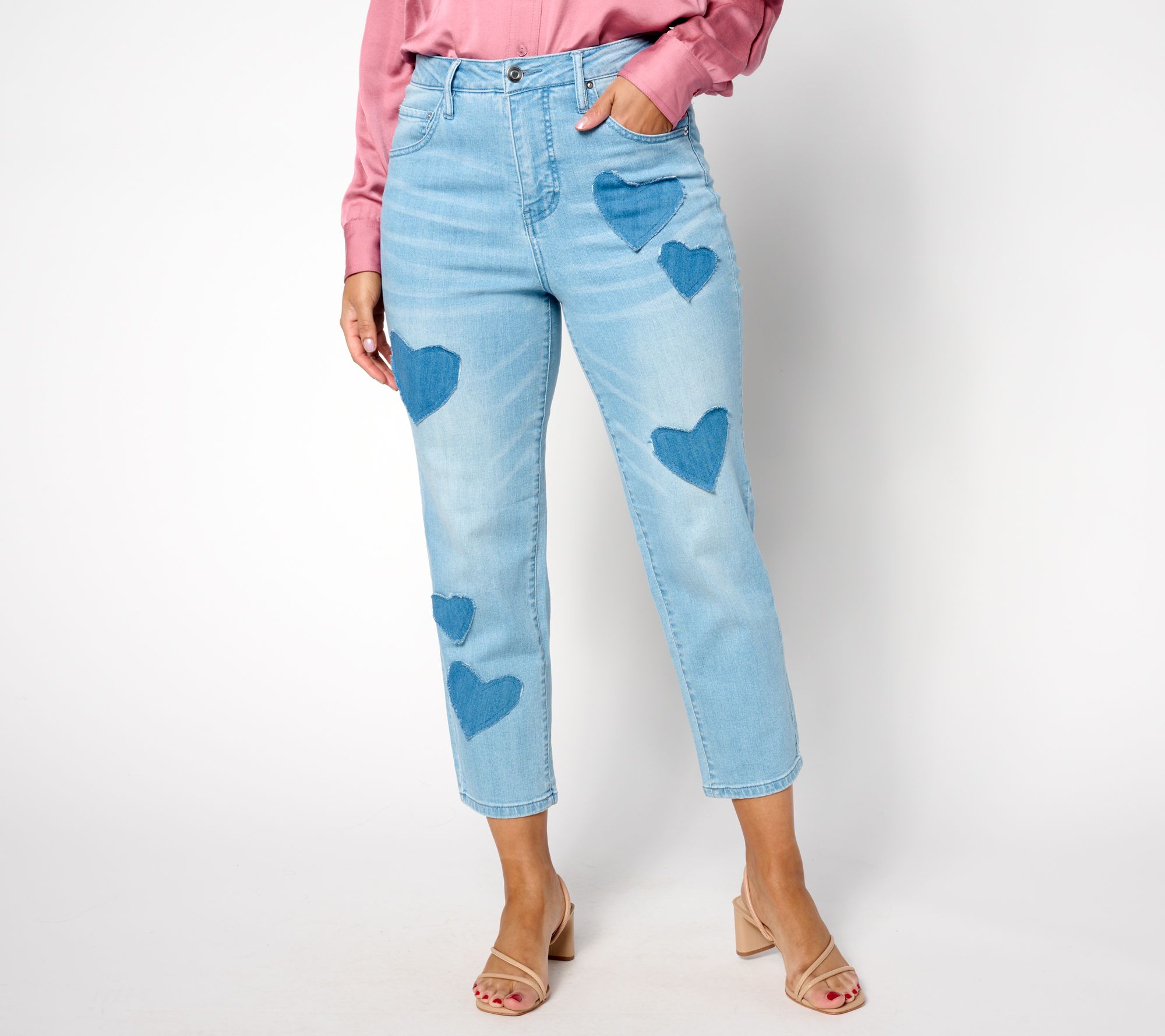 "As Is" Studio Park x Amy Stran Regular Patch of My Heart Jean