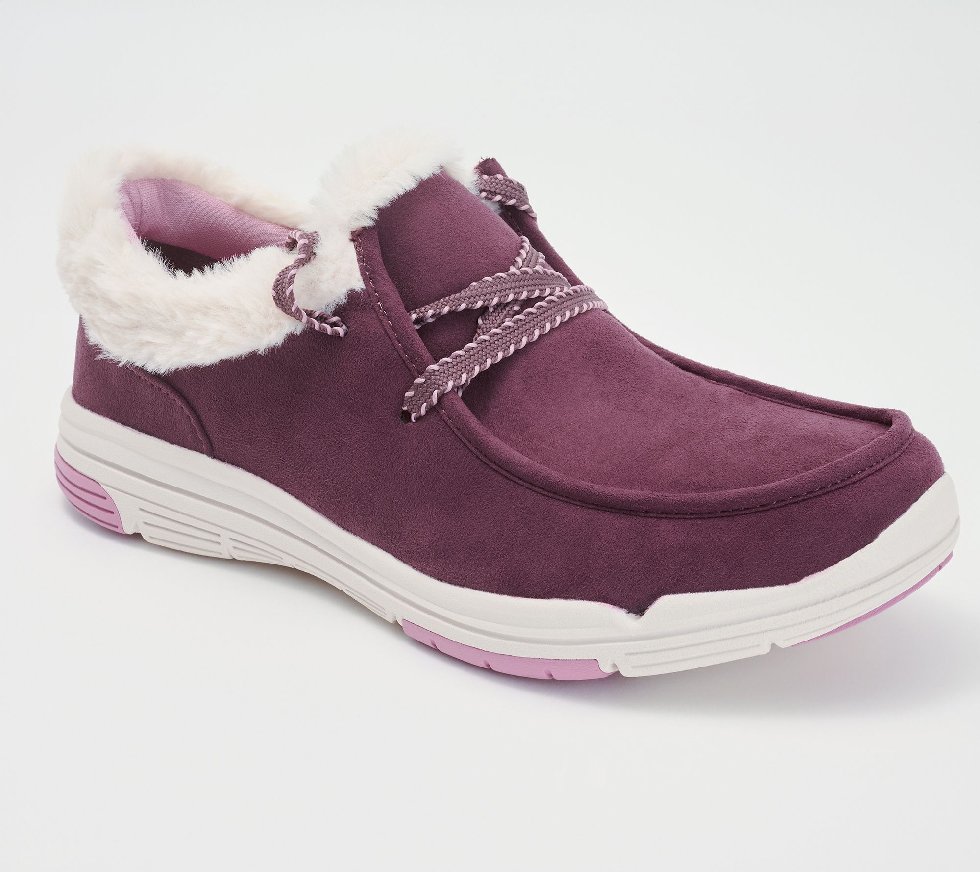 Ryka Water-Repellent Lace-Up Cozy Ankle Boots - Avid