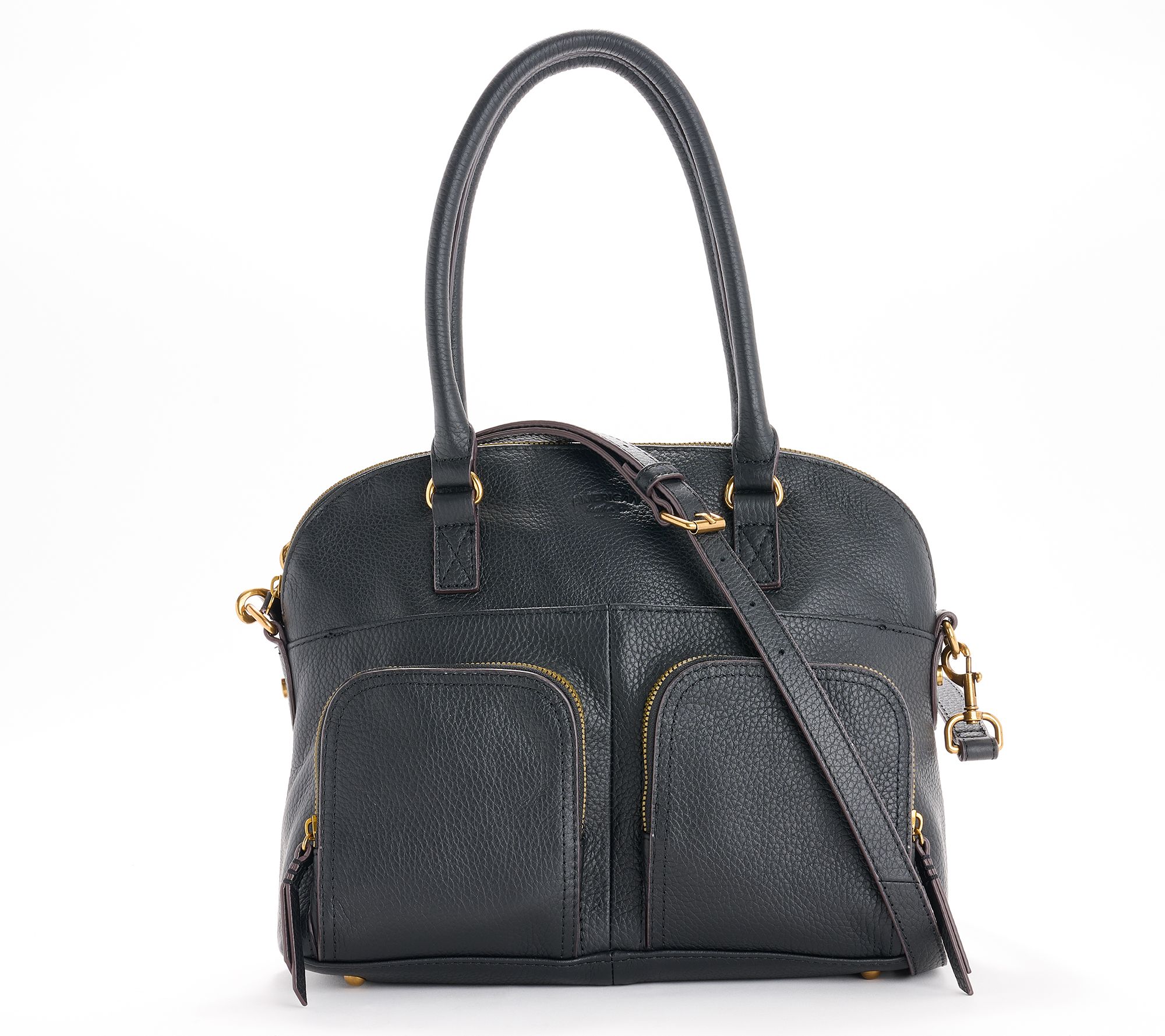 American Leather Co Oak Leather Classic Dome Satchel