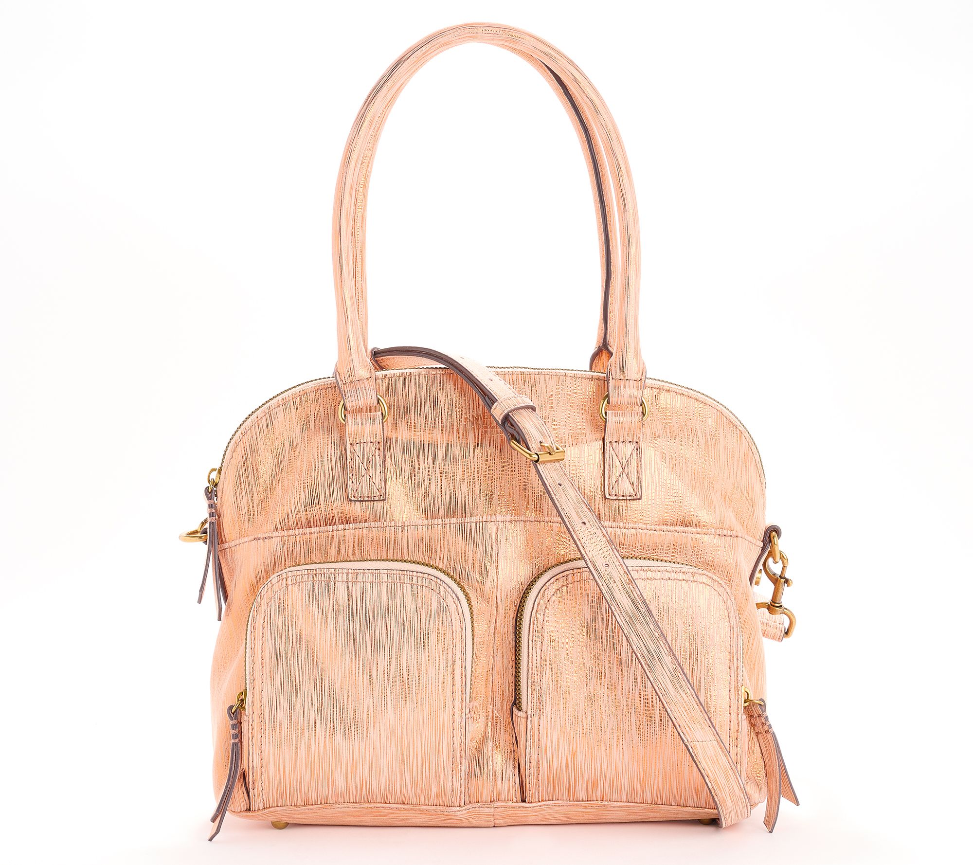 American Leather Co Oak Leather Classic Dome Satchel