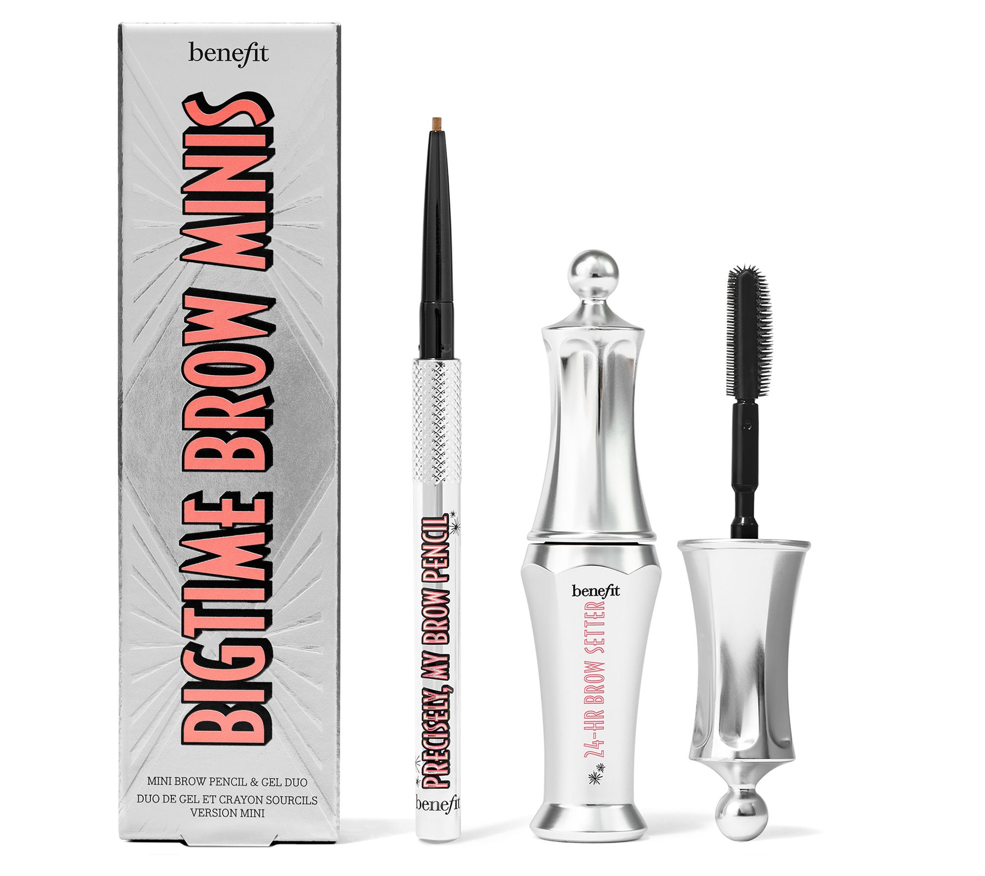 Benefit Bigtime Brow Minis brow pencil & setting gel duo
