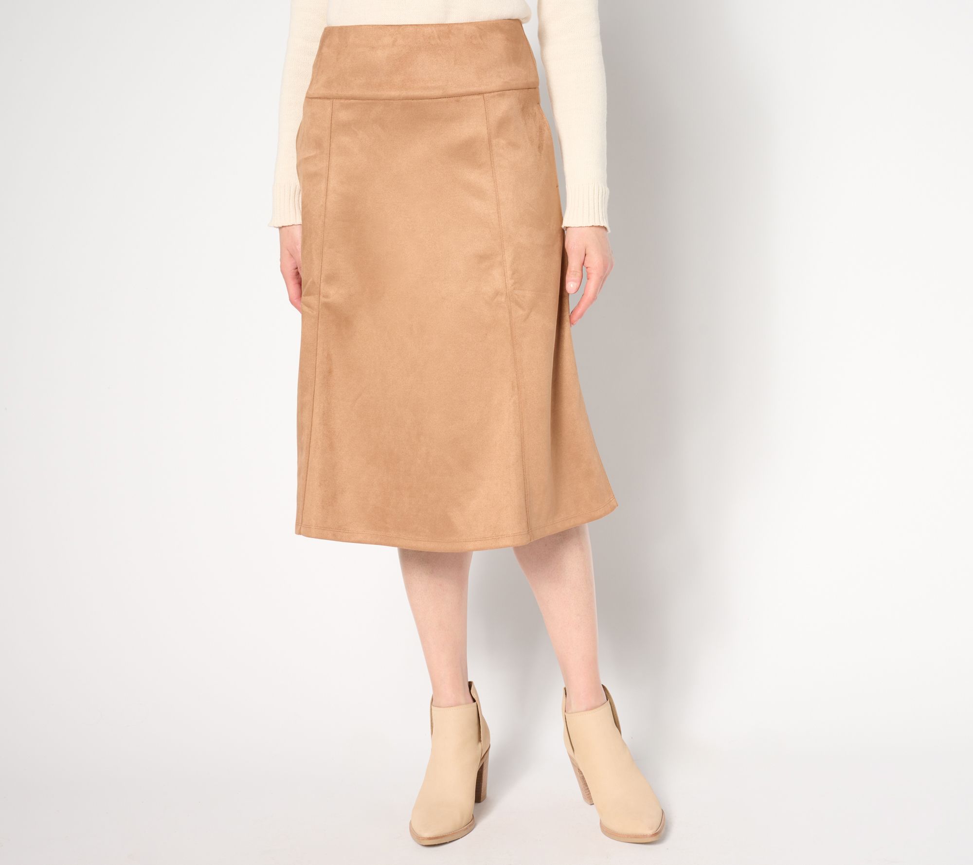 "As Is" Belle by Kim Gravel PerSuede Me Midi Skirt