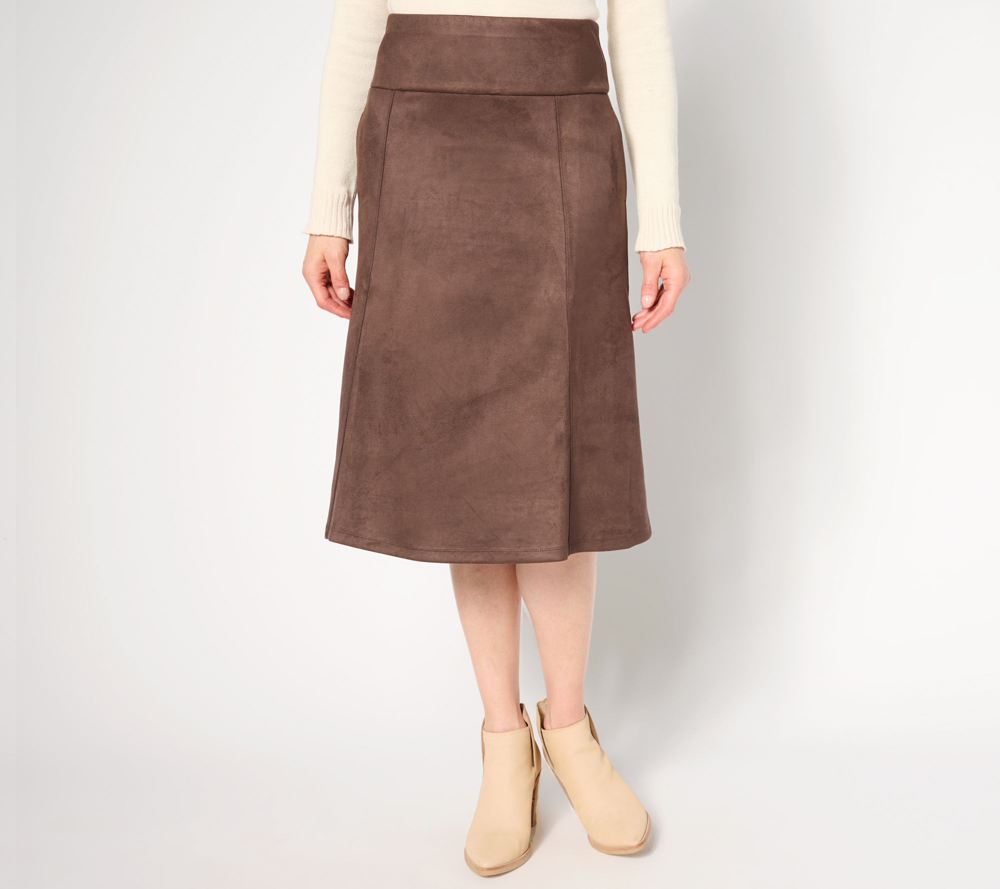 "As Is" Belle by Kim Gravel PerSuede Me Midi Skirt