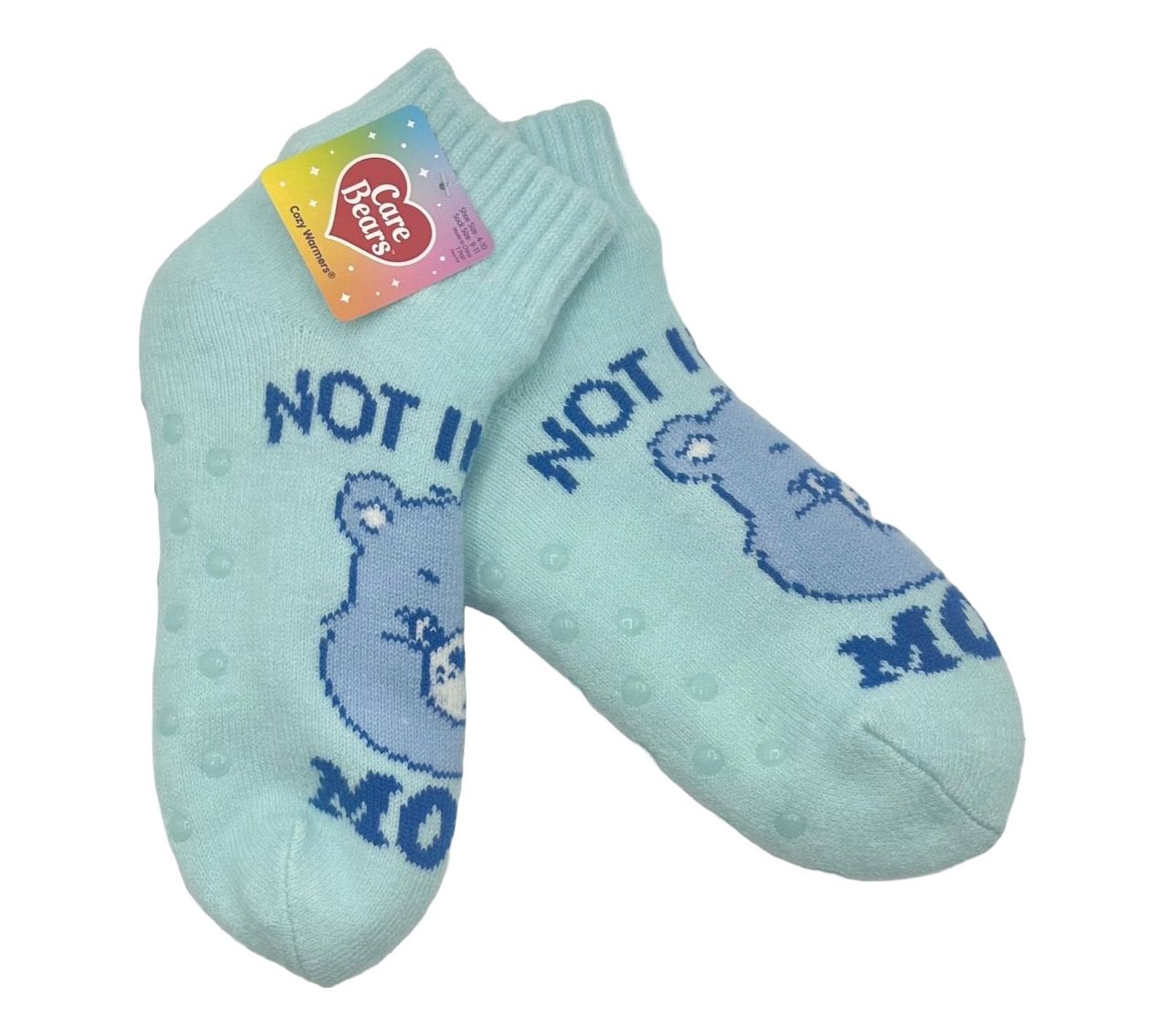 Ladies' Ribbed Cuff Cozy Character Socks with Nn-Skid Soles